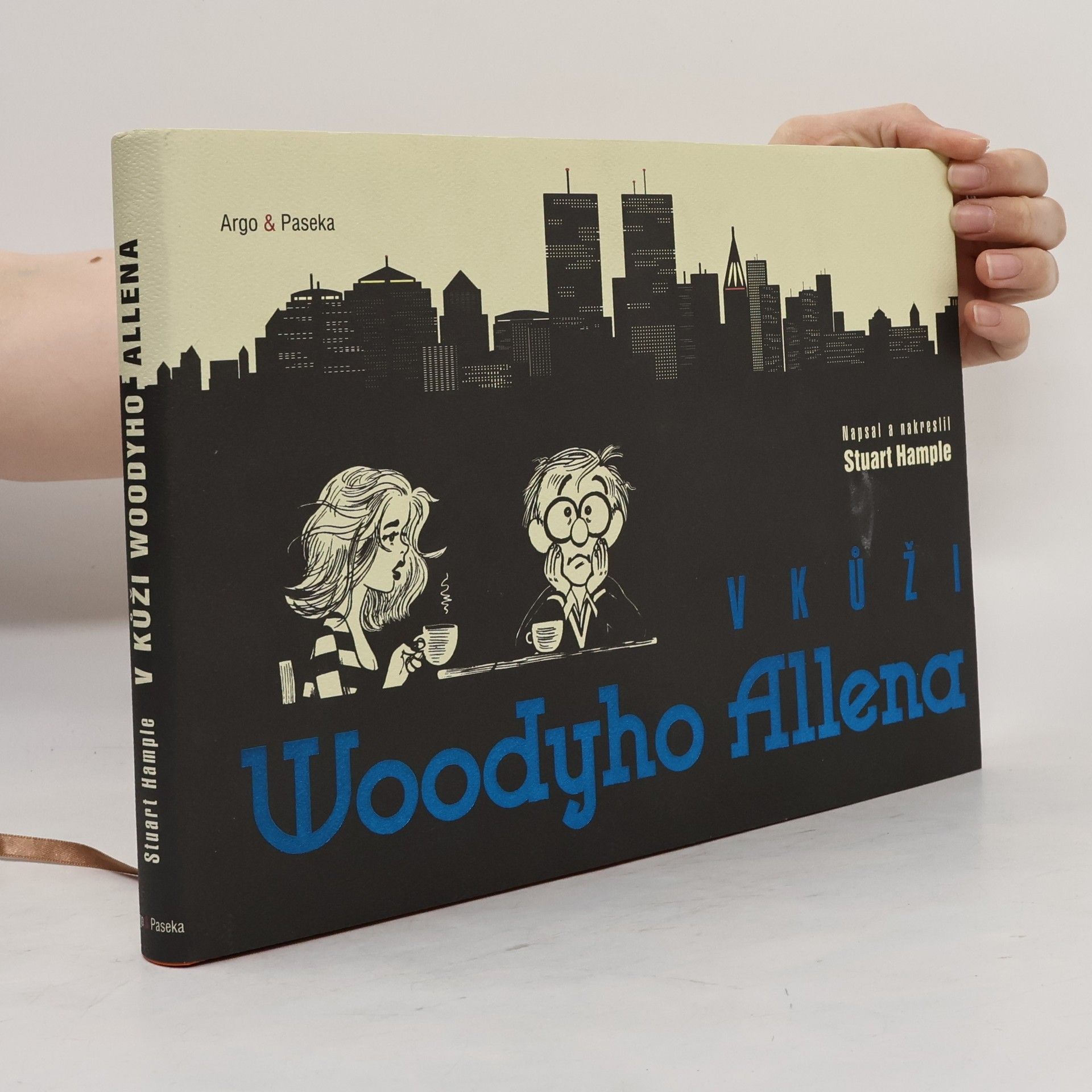 Stuart Hample V kůži Woodyho Allena. Woody Allen jako komiksový strip