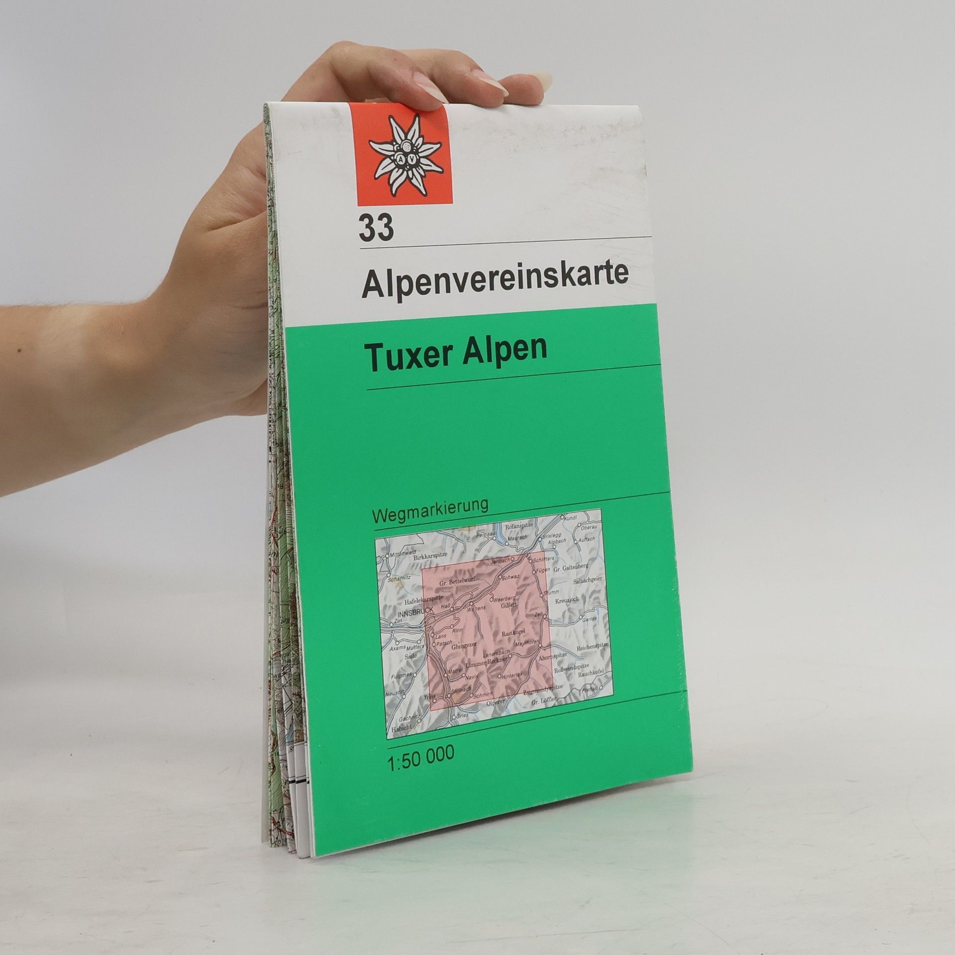 Alpenvereinskarte Tuxer Alpen