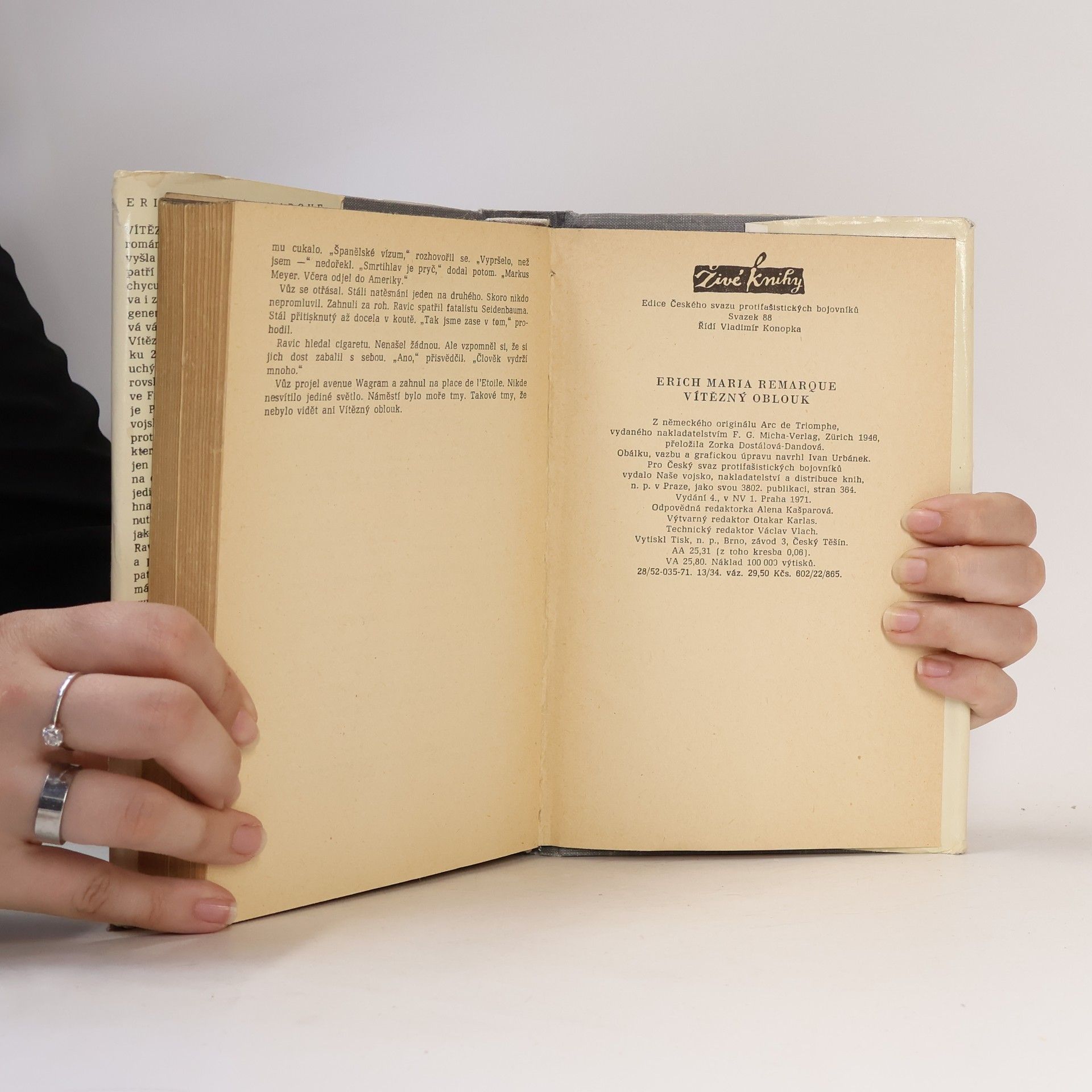 Erich Maria Remarque Vítězný oblouk