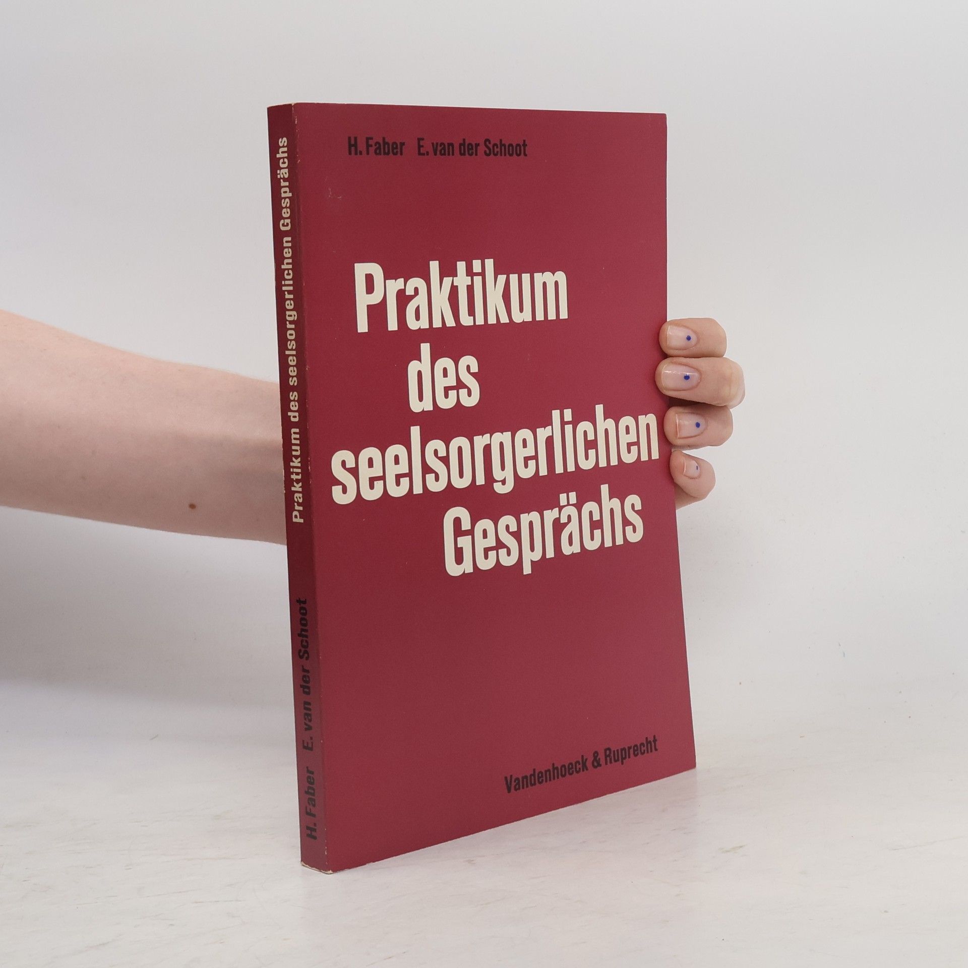 Ebel van der Schoot Praktikum des seelsorgerlichen Gesprächs