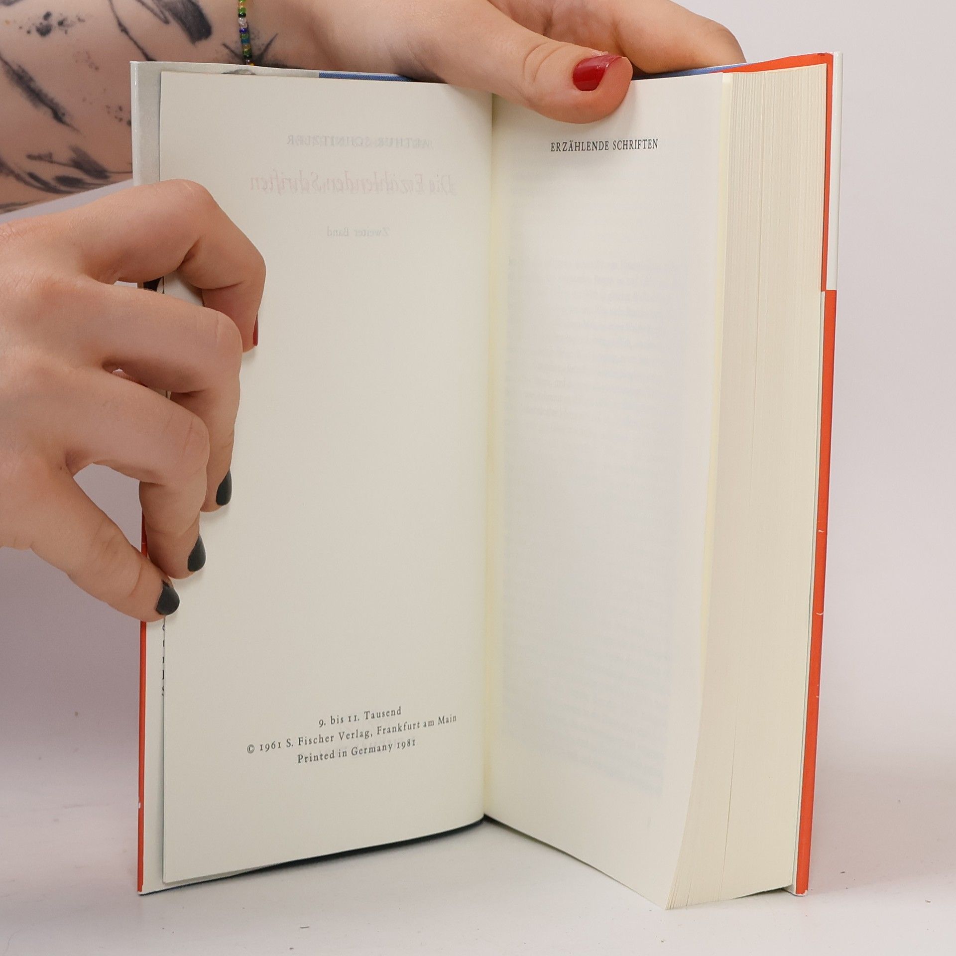 Arthur Schnitzler Gesammelte Werke. Die Erzählenden Schriften 1-2