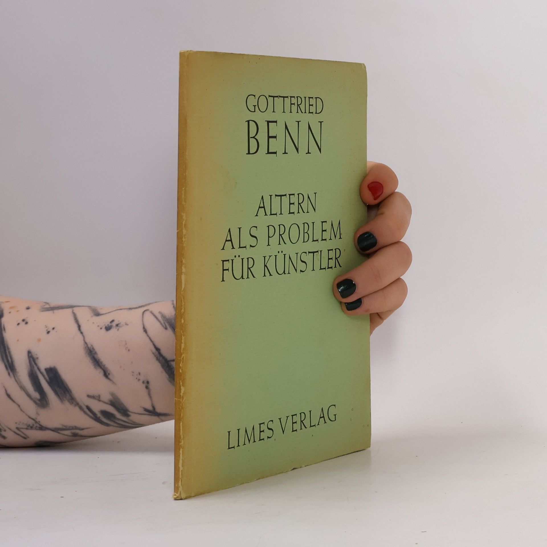 Gottfried Benn Altern als Problem für Künstler