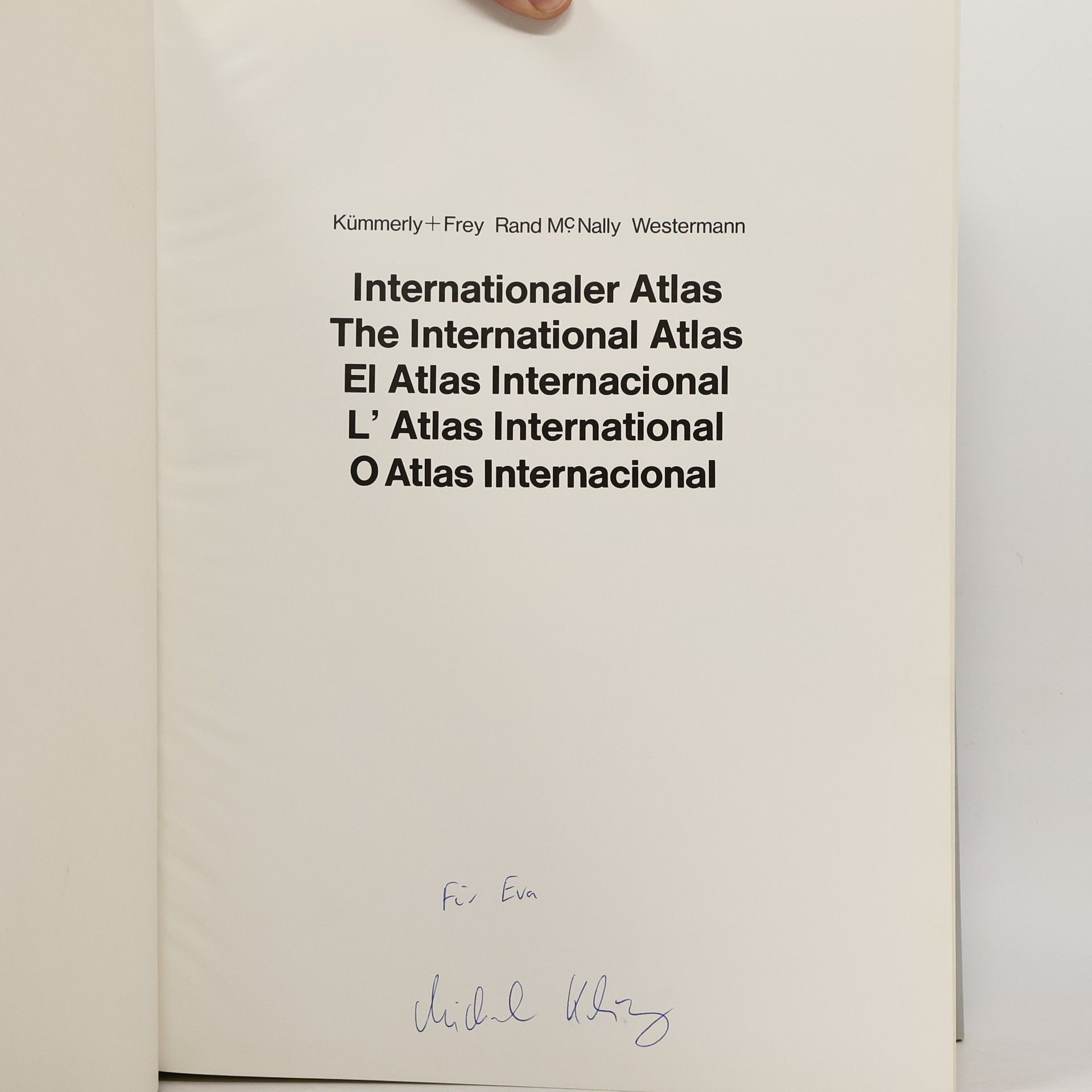 Manlio Castiglioni Internationaler Atlas