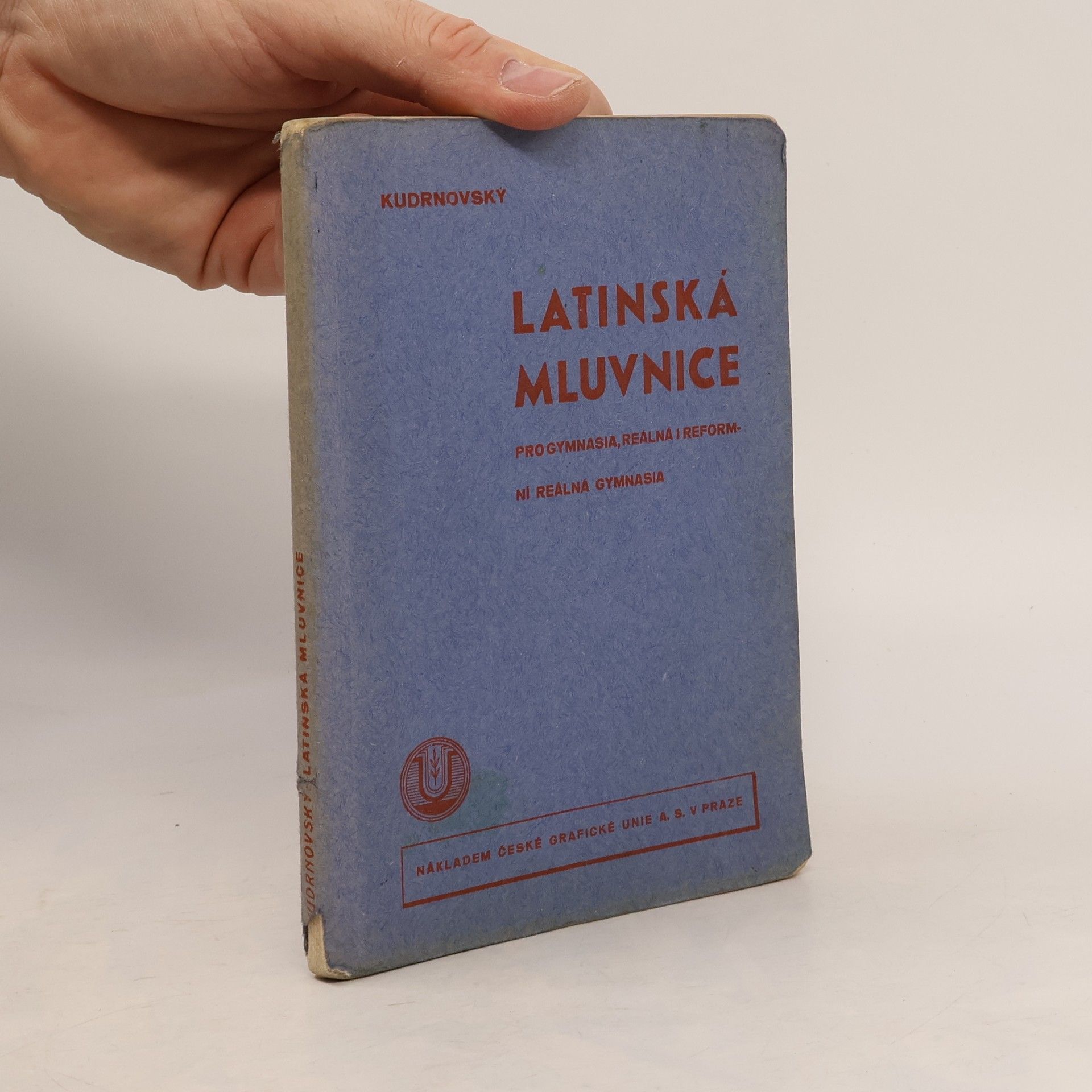 Kudrnovský Antonín Latinská mluvnice