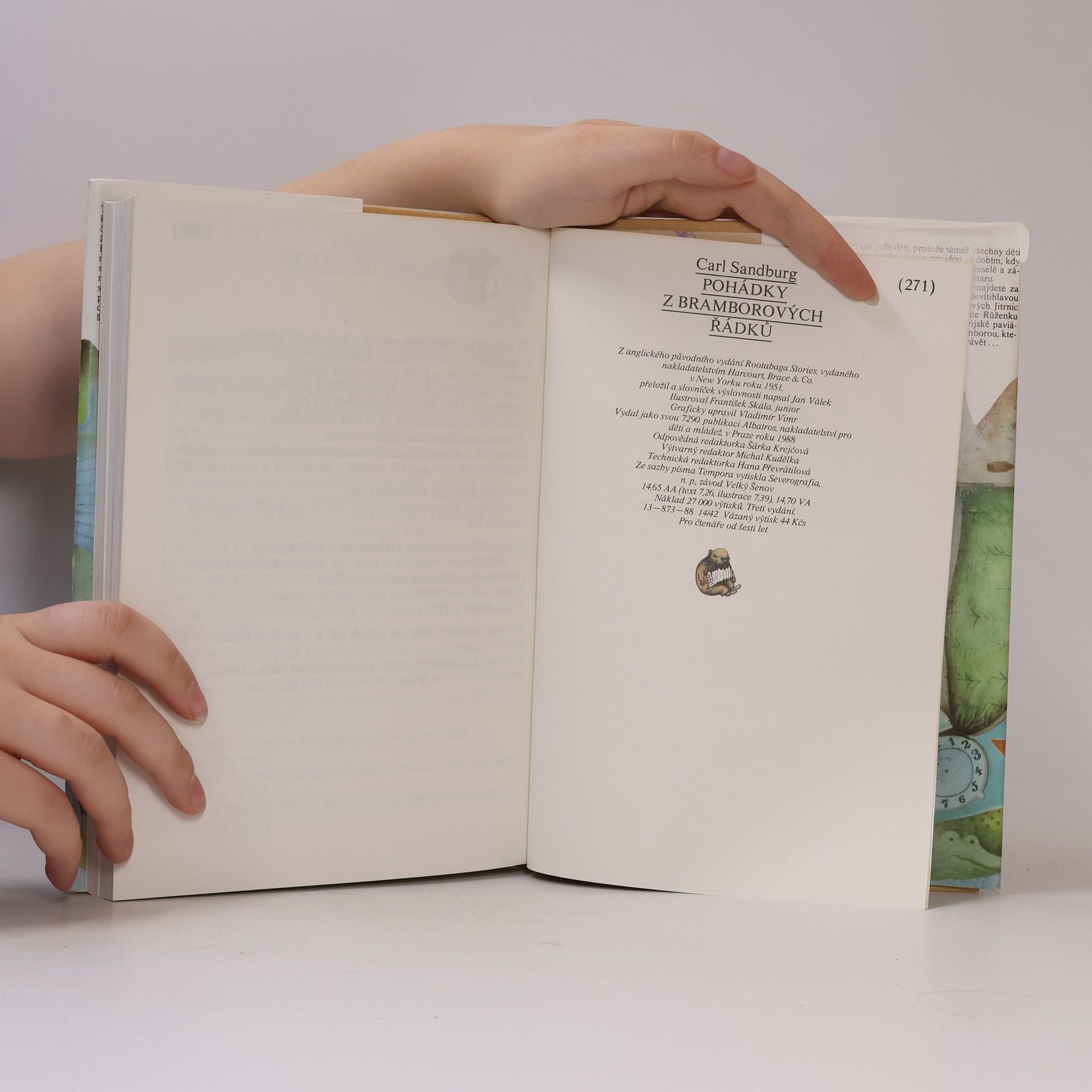 Carl Sandburg Pohádky z bramborových řádků