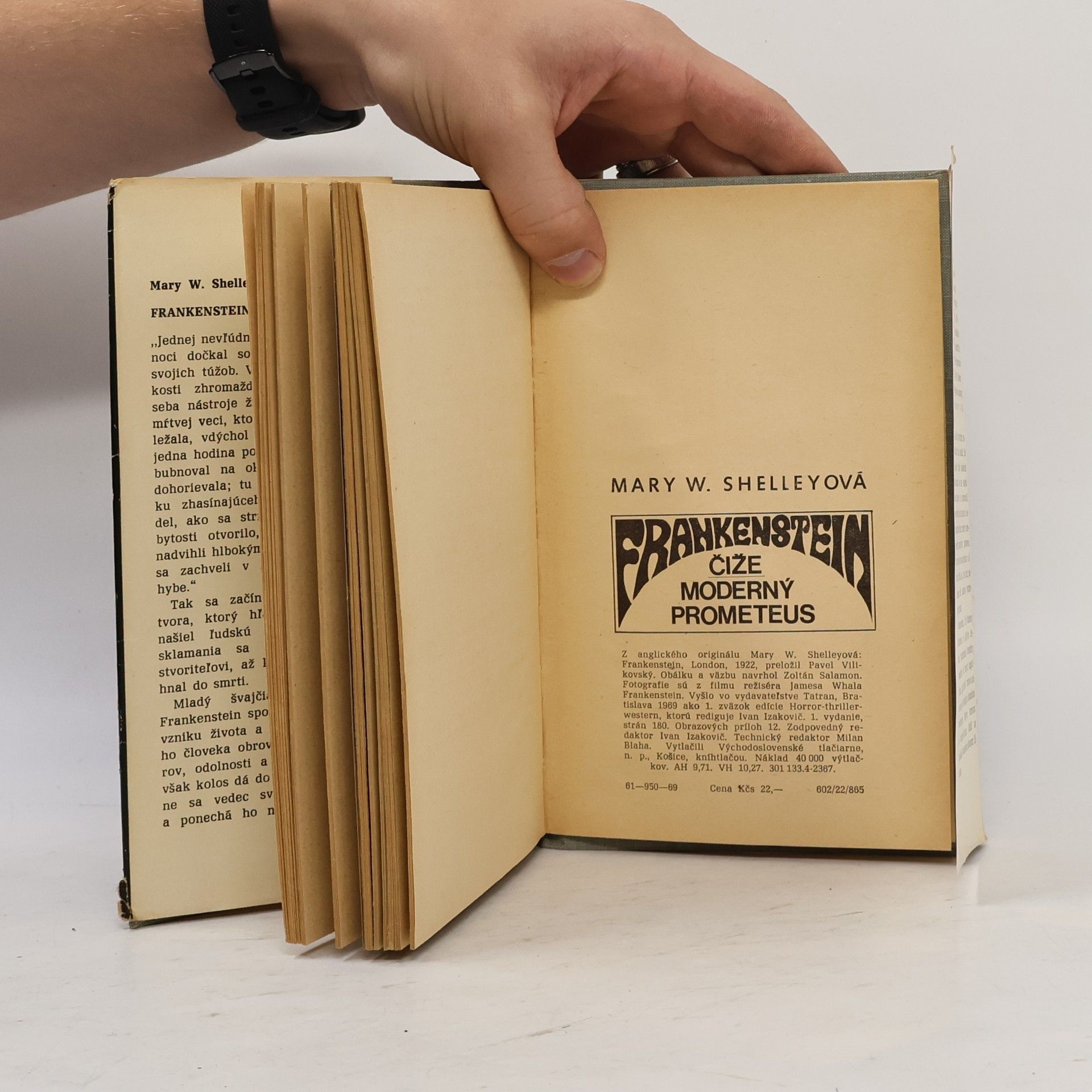Mary Shelley Frankenstein čiže Moderný Prometeus
