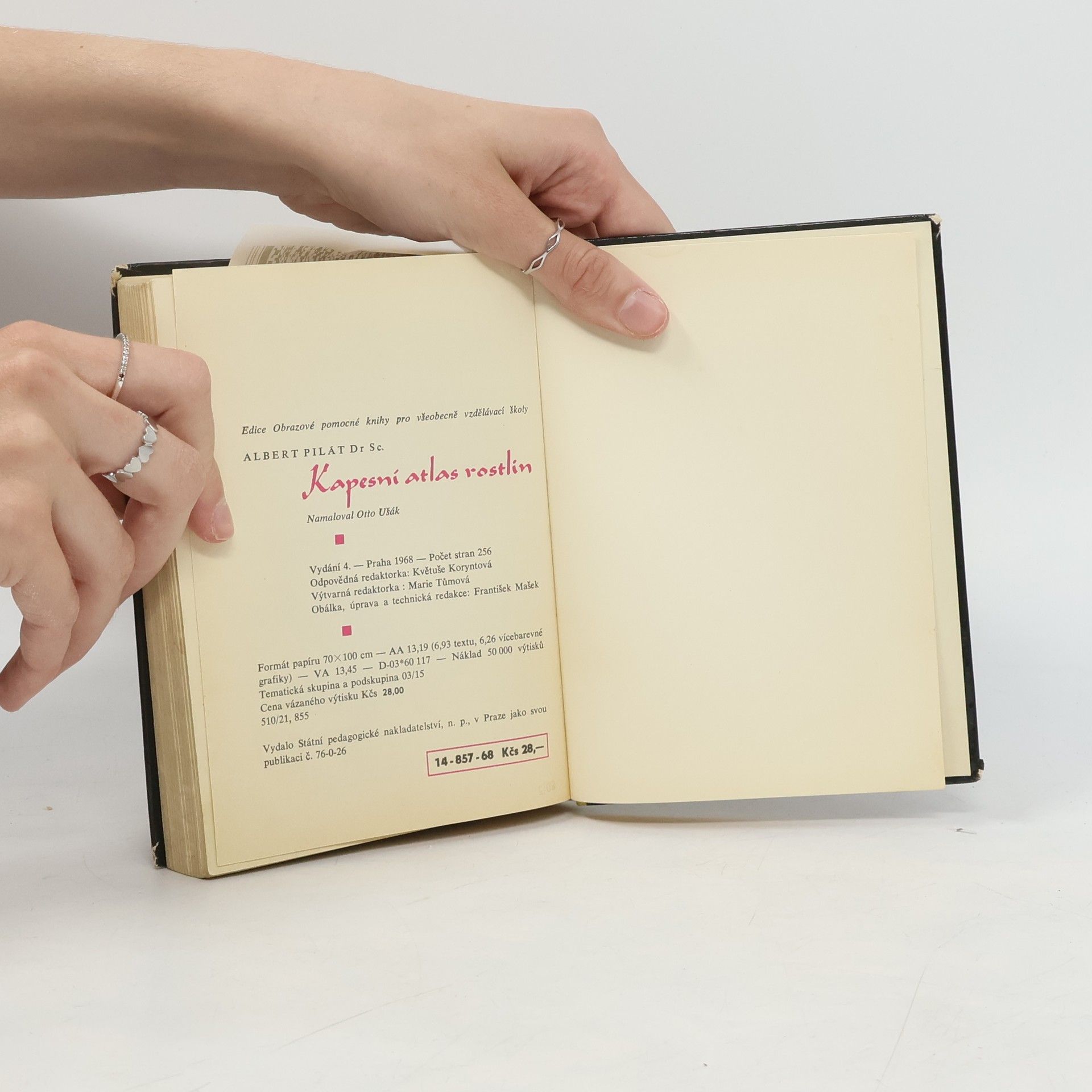 Albert Pilát Kapesní atlas rostlin