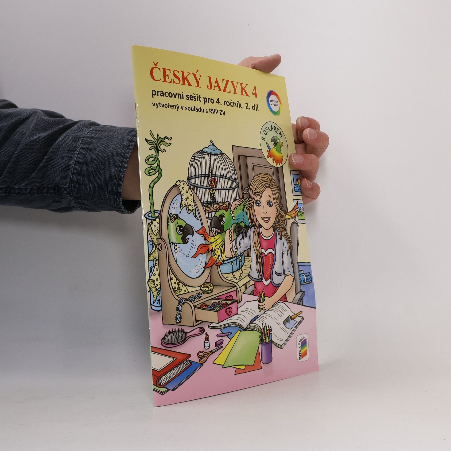 Český jazyk 4, 2. díl s Oskarem (barevný pracovní sešit)