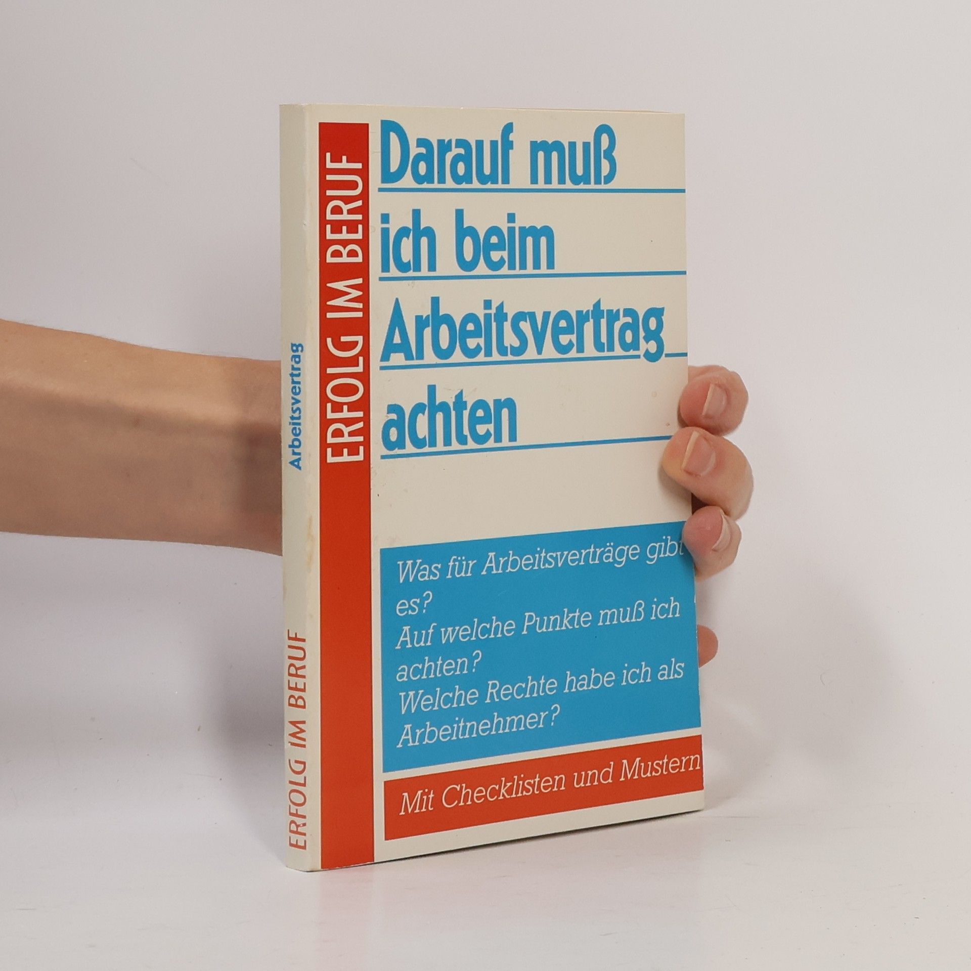 Kolektiv autorů Darauf muß ich beim Arbeitsvertrag achten