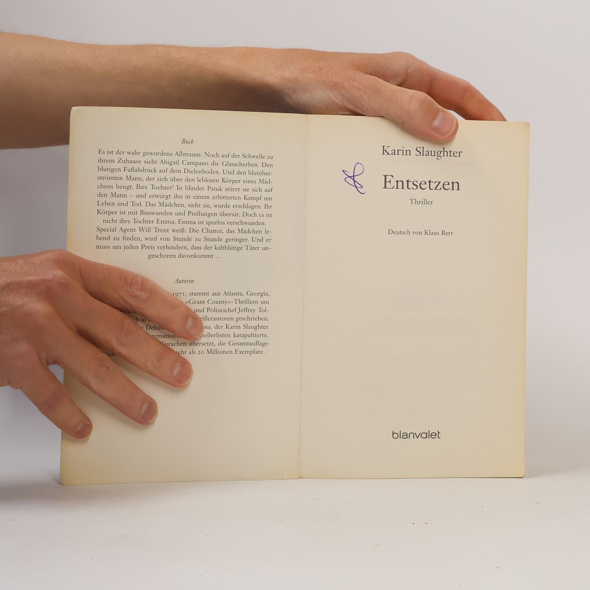 Karin Slaughter Entsetzen