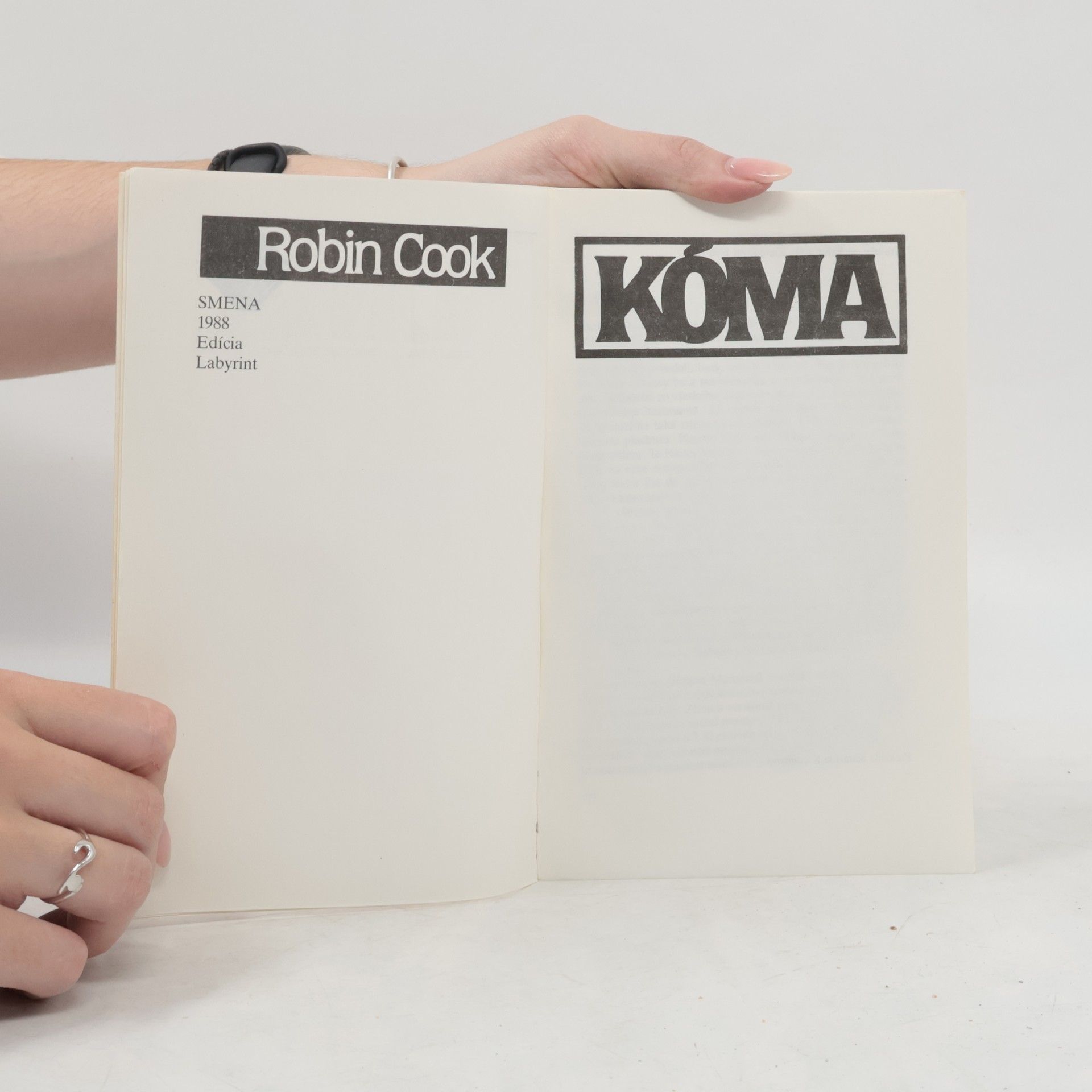 Robin Cook Kóma
