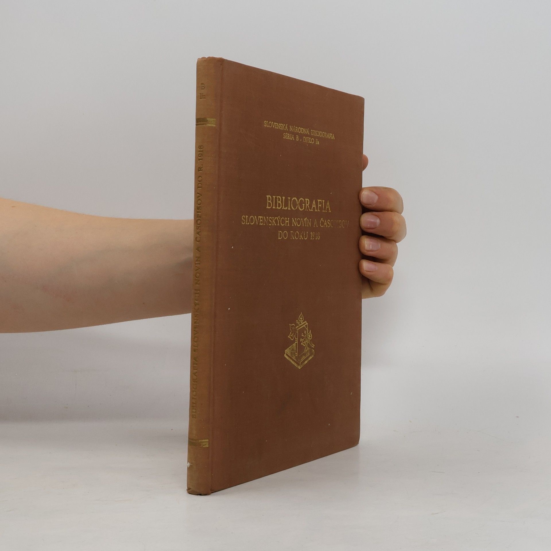 Michal Potemra Bibliografia slovenských novín a časopisov do roku 1918