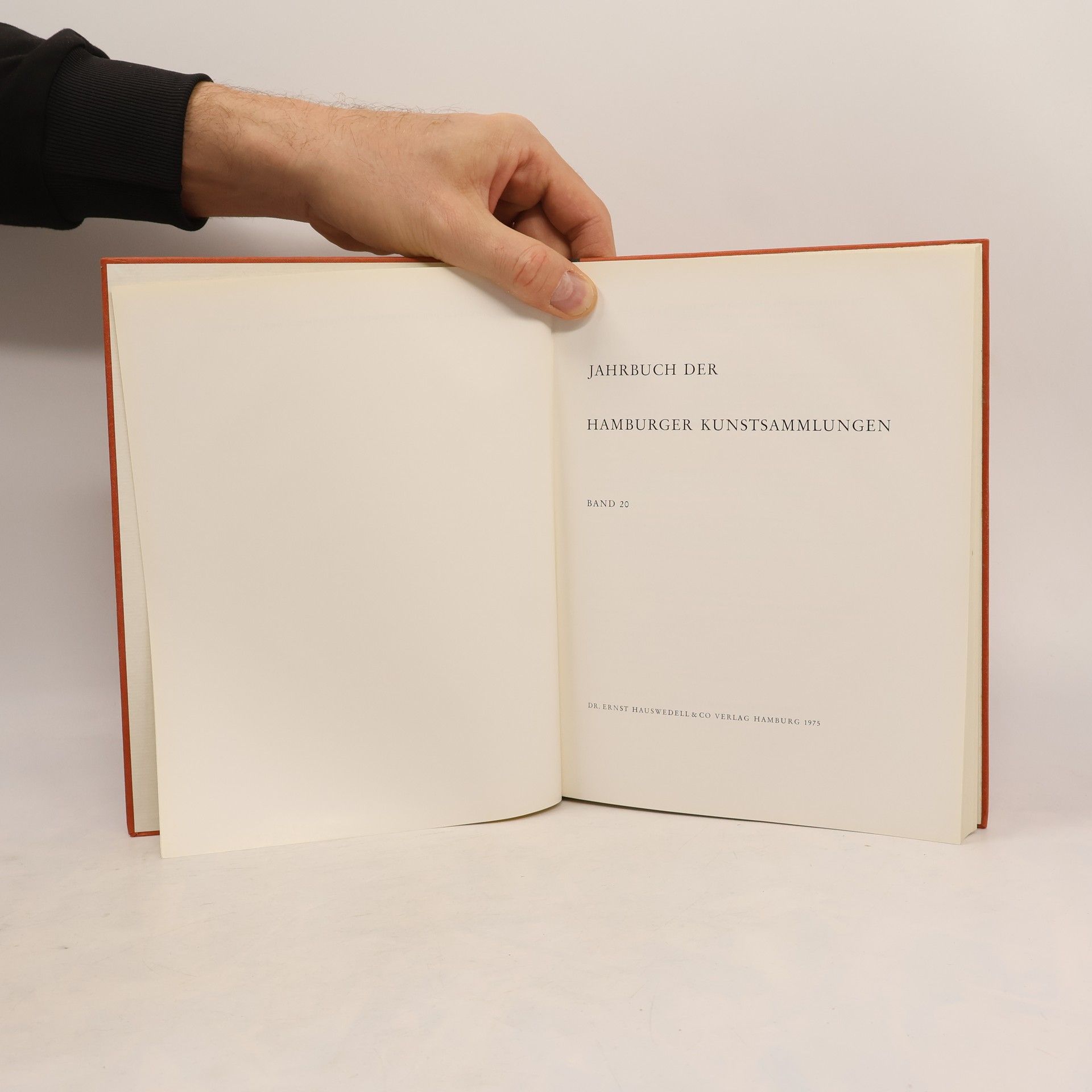 Autorenkollektiv Jahrbuch der Hamburger Kunstsammlungen 20