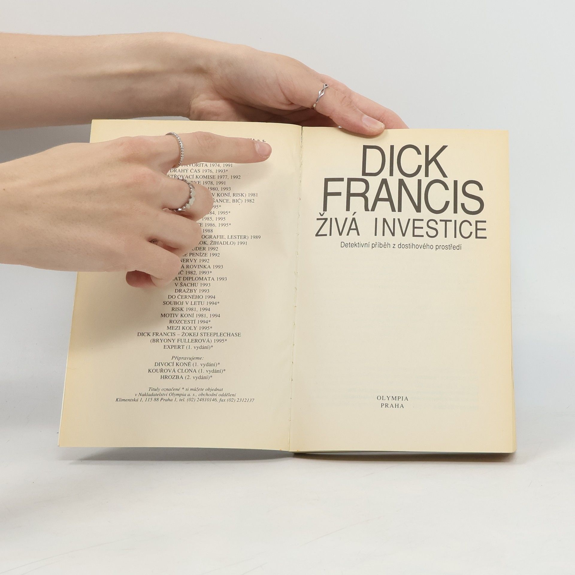Dick Francis Živá investice