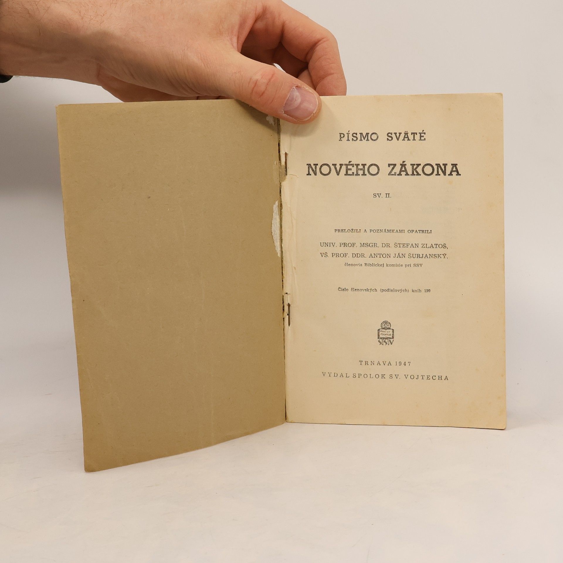 Autorenkollektiv Písmo sväté Nového zákona Svazek II.