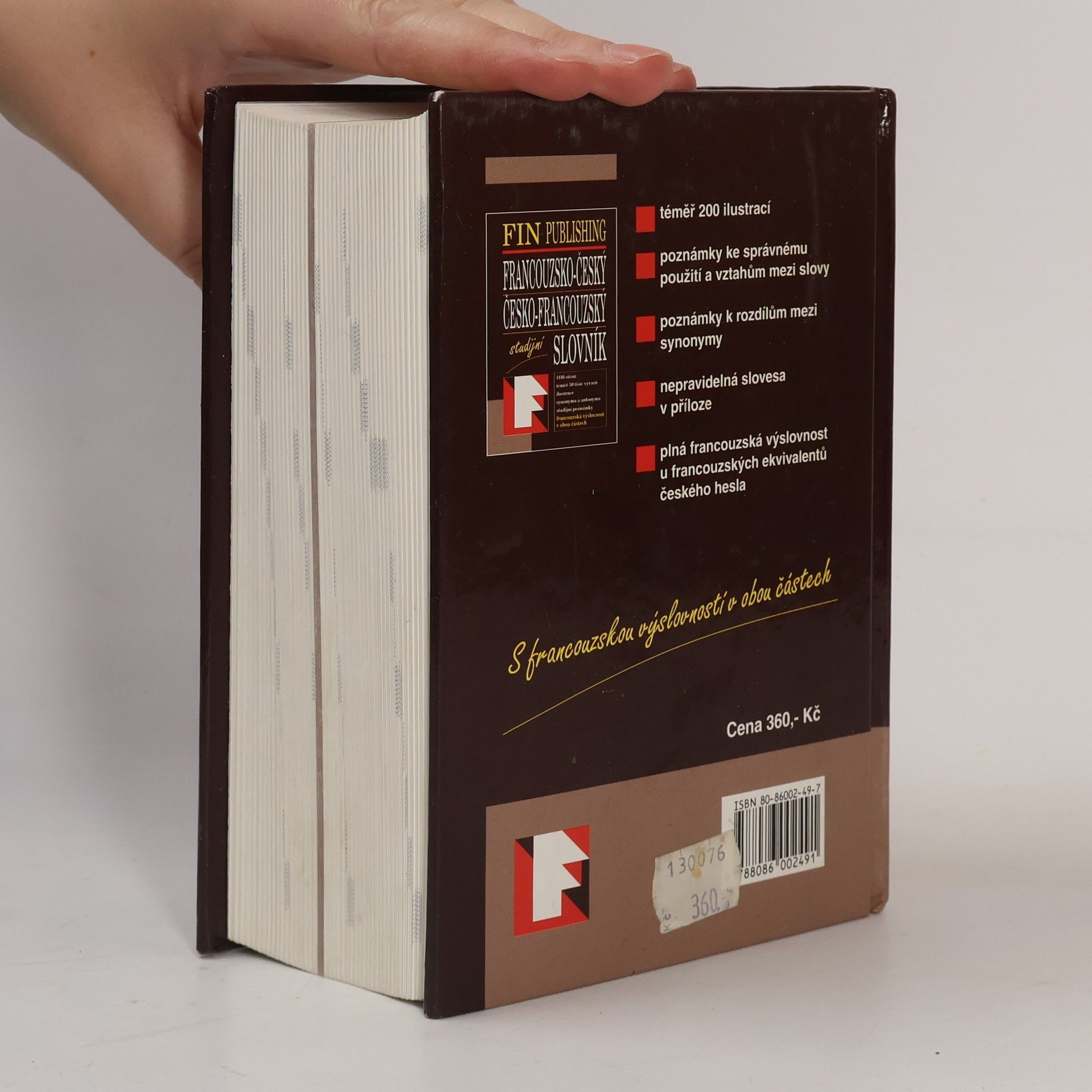 Antonín Šplíchal Francouzsko-český, česko-francouzský studijní slovník