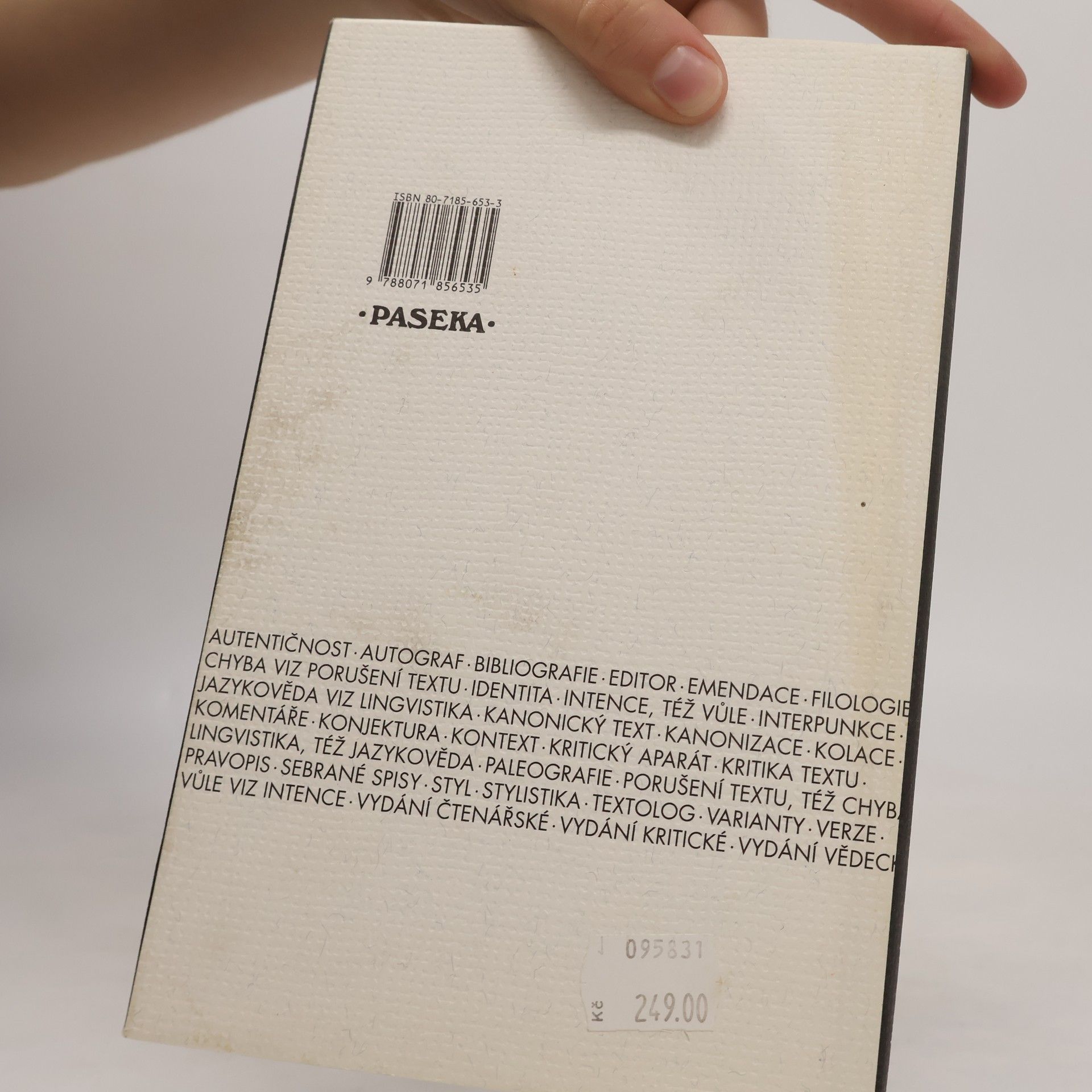 Jiří Flaišman Editor a text: úvod do praktické textologie