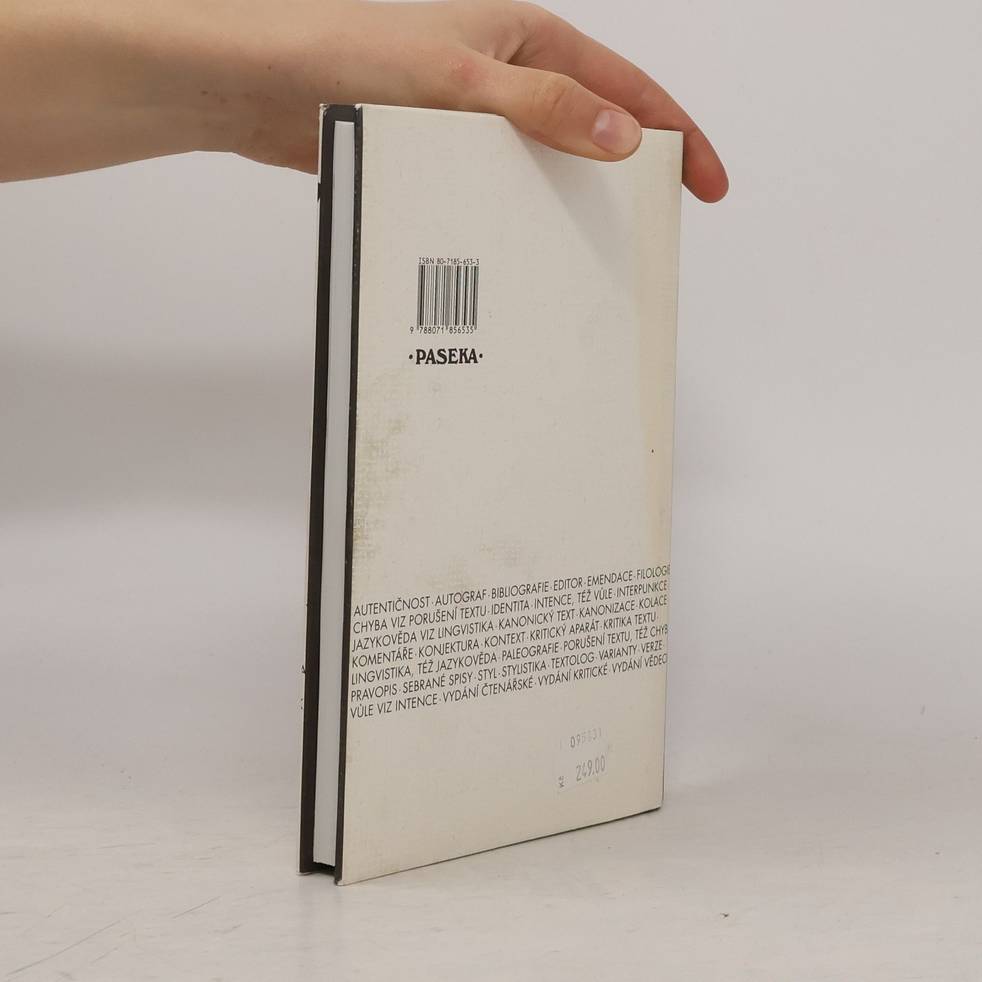 Jiří Flaišman Editor a text: úvod do praktické textologie