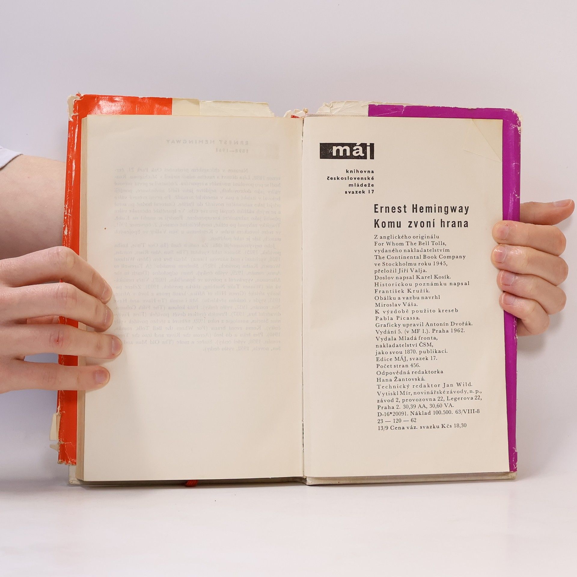 Ernest Hemingway Komu zvoní hrana