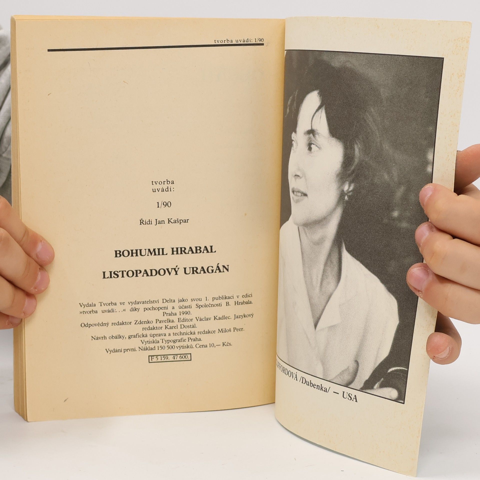 Bohumil Hrabal Listopadový uragán