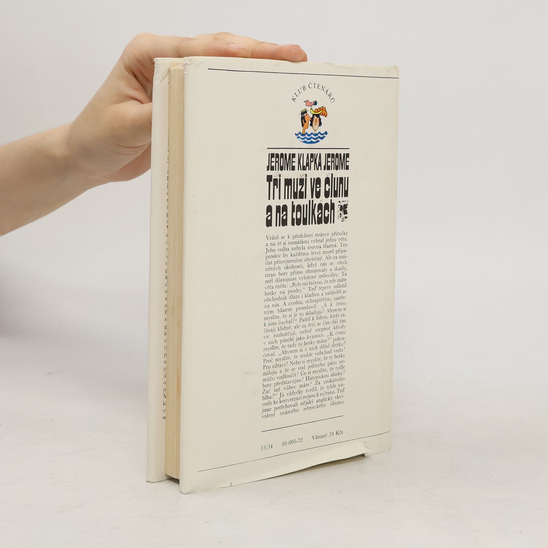 Jerome K. Jerome Tři muži ve člunu a na toulkách