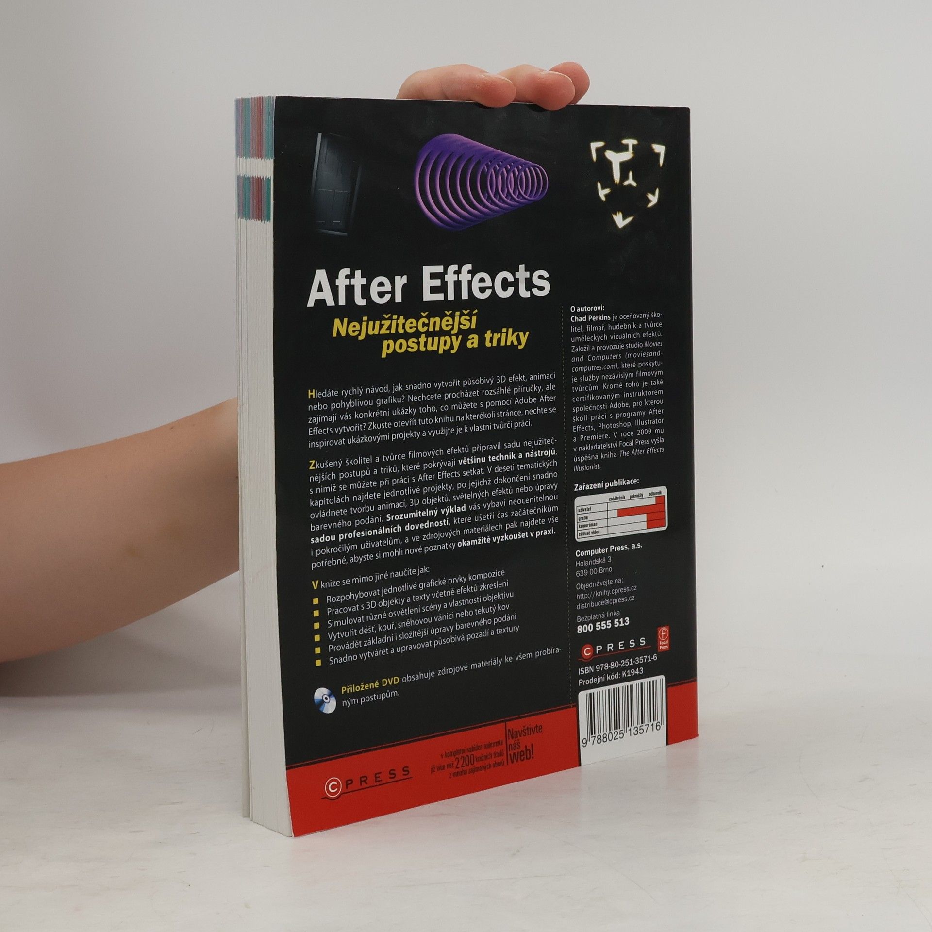 Chad Perkins After Effects : nejužitečnější postupy a triky