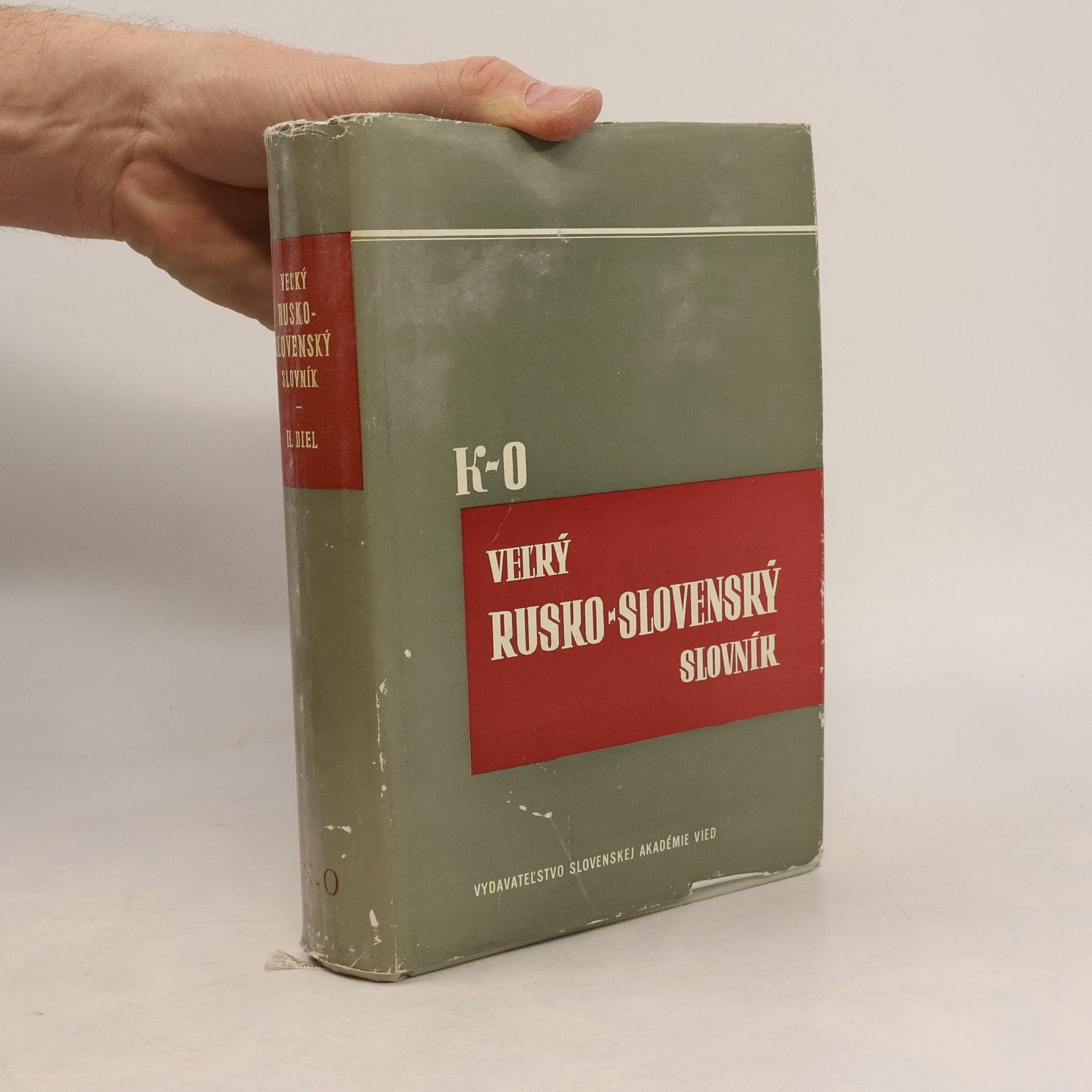 Various authors Veľký rusko-slovenský slovník. II. diel, K-O