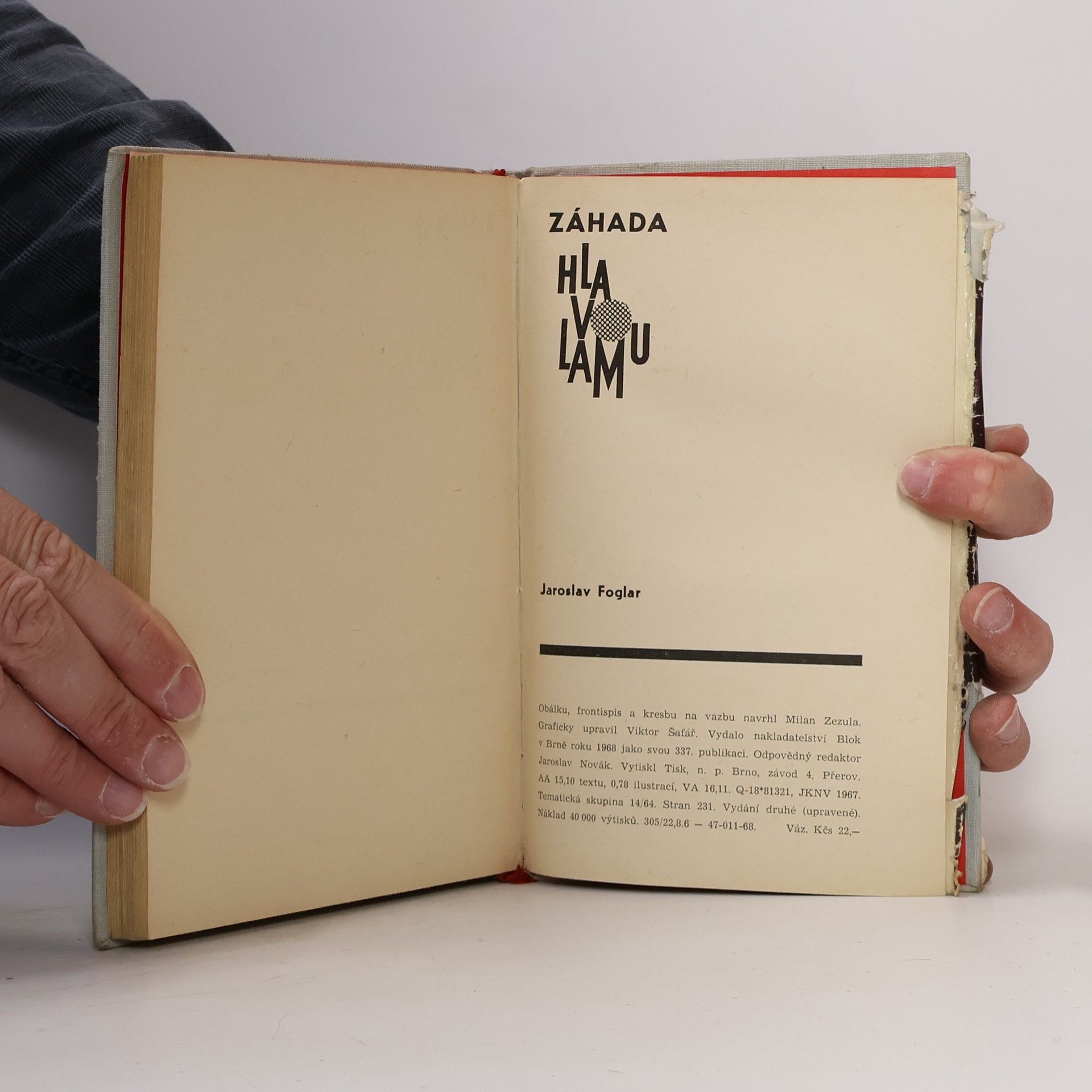 Jaroslav Foglar Záhada hlavolamu