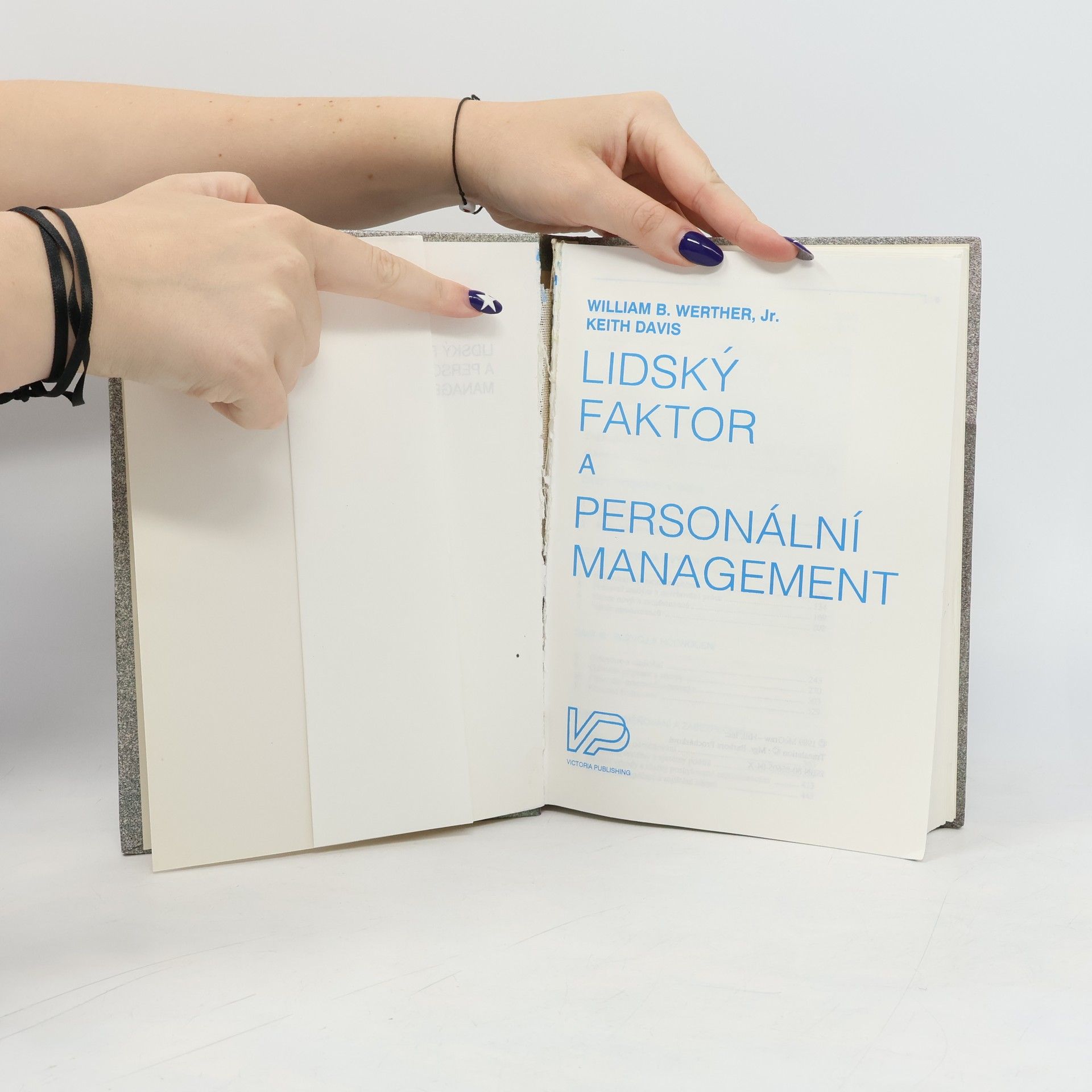 William B. Jr Werther Lidský faktor a personální management
