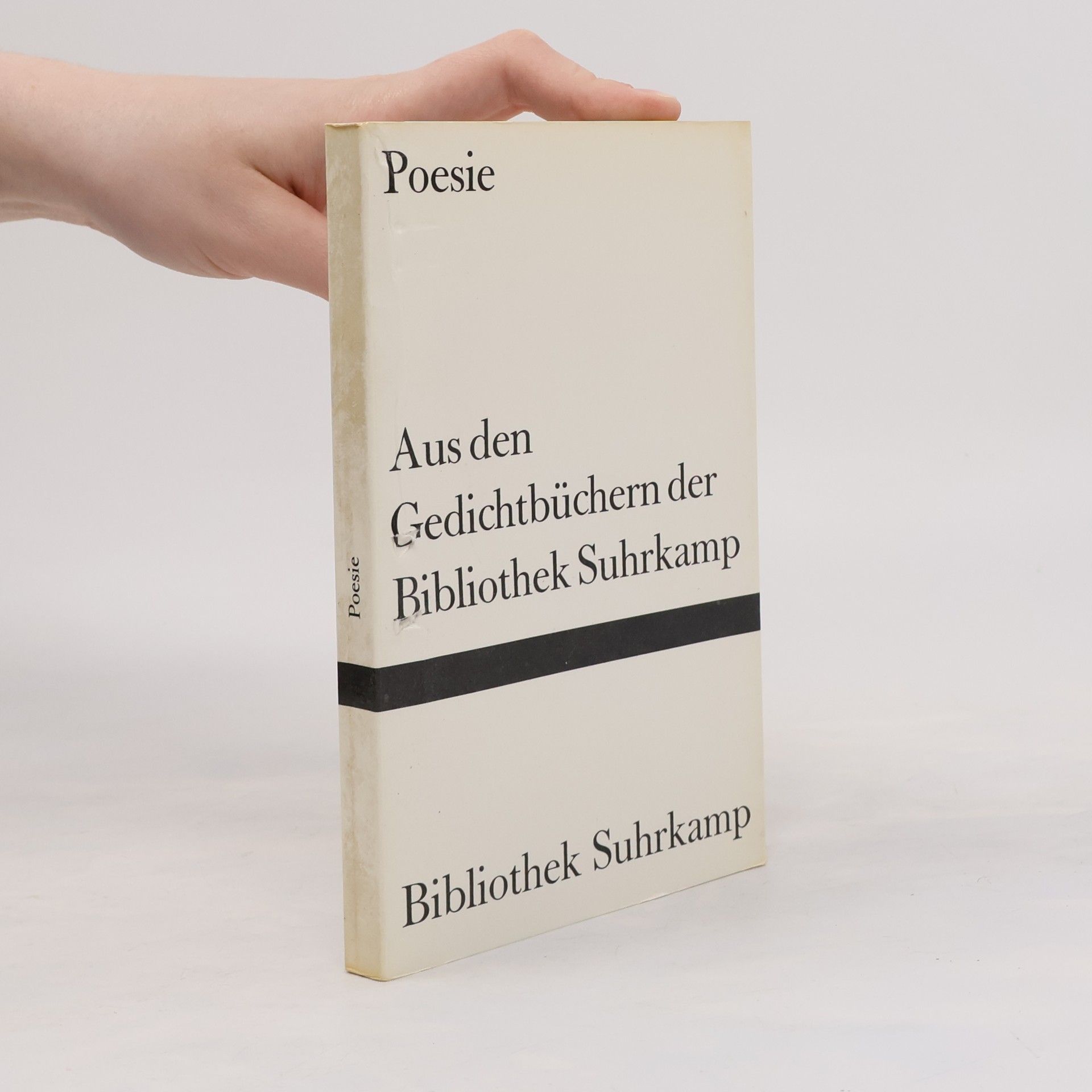 Kolektiv autorů Aus den Gedichtbuchern der Bibliothek Suhrkamp