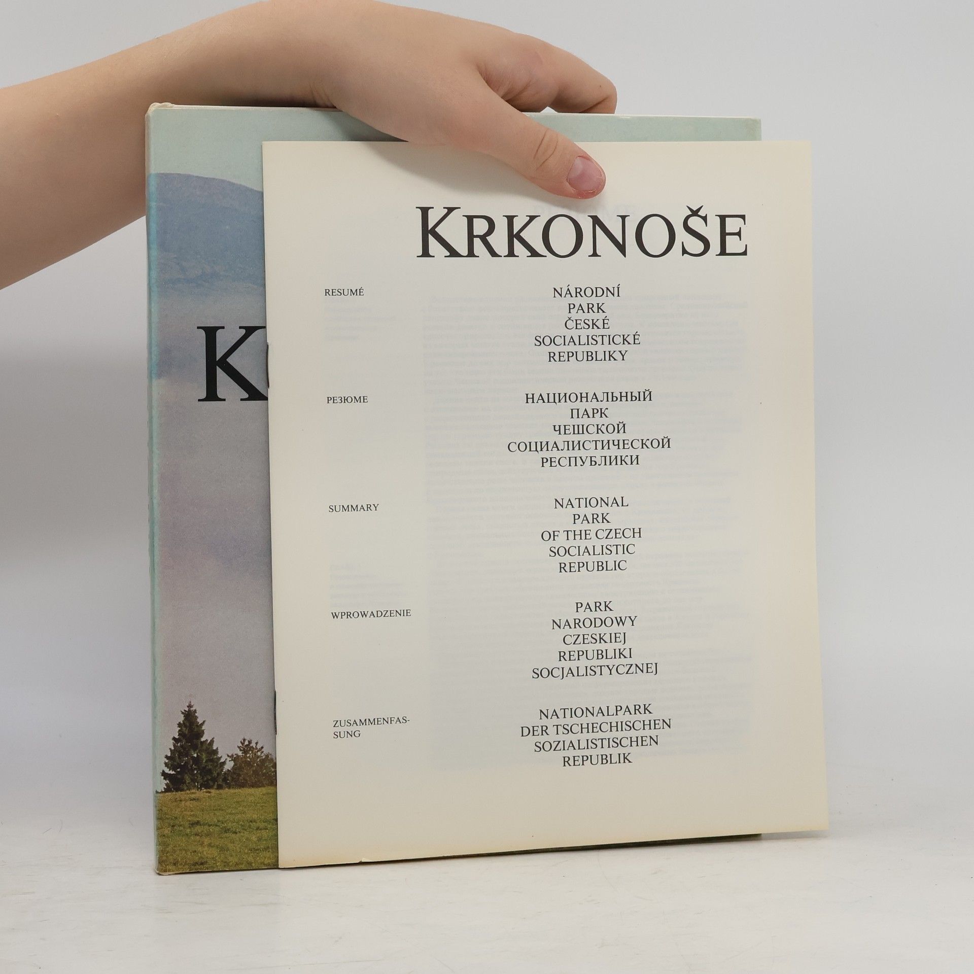 Autorenkollektiv Krkonoše. Národní park České socialistické republiky