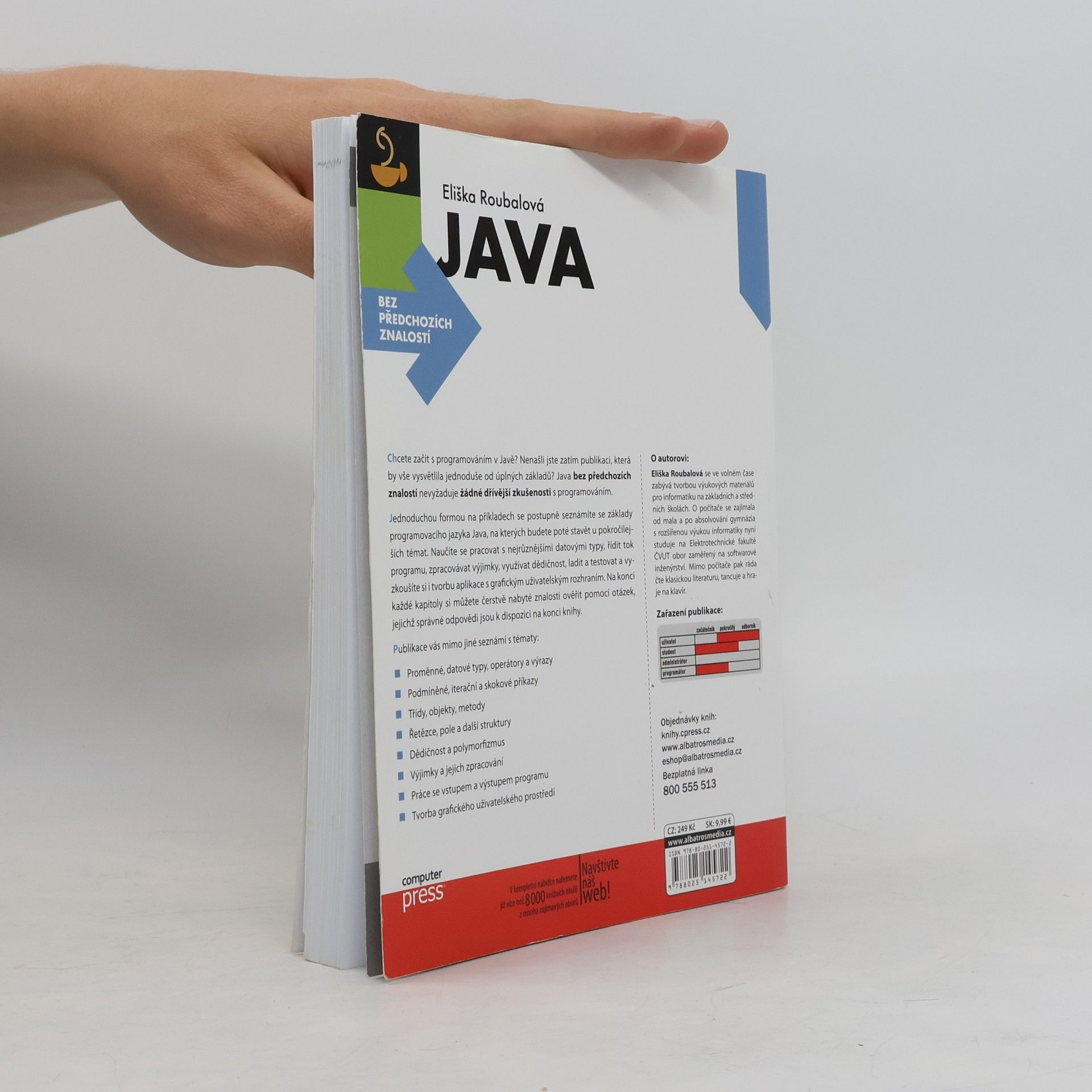 Eliška Roubalová Java bez předchozích znalostí