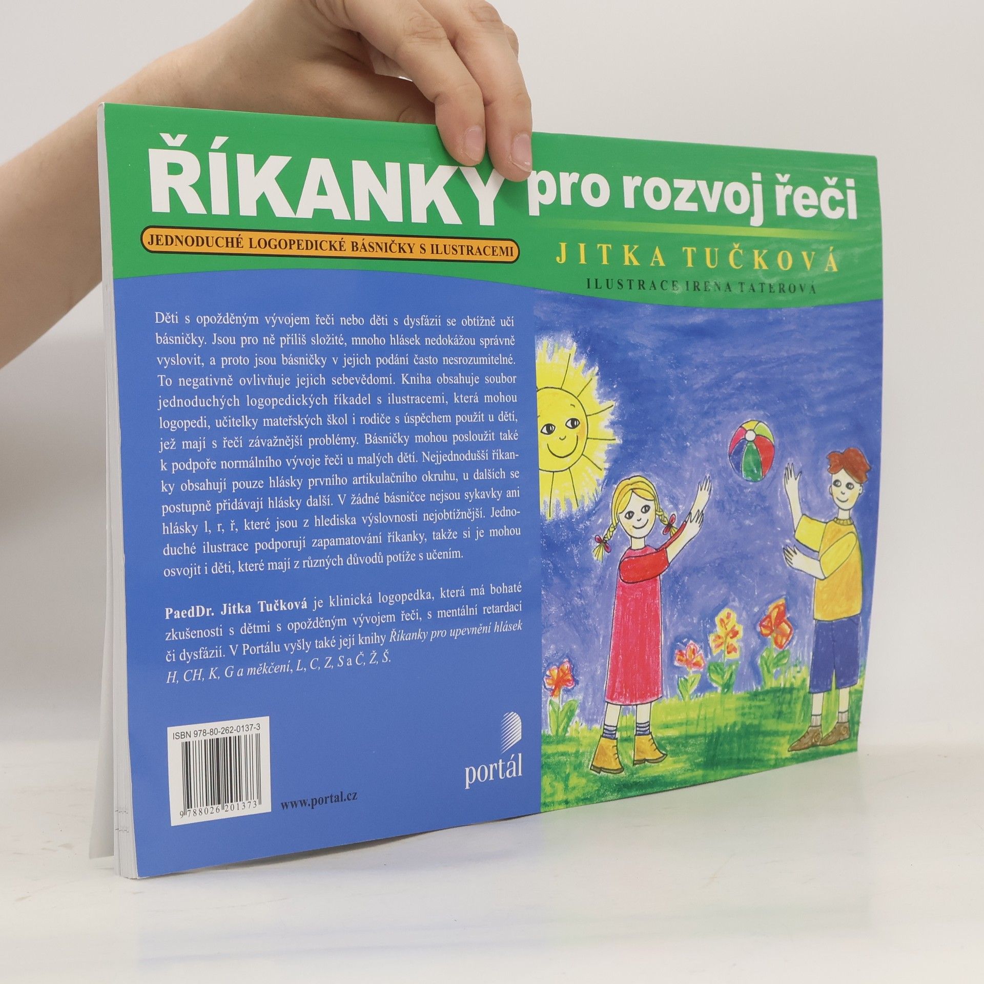 Jitka Tučková Říkanky pro rozvoj řeči: Jednoduché logopedické básničky s ilustracemi