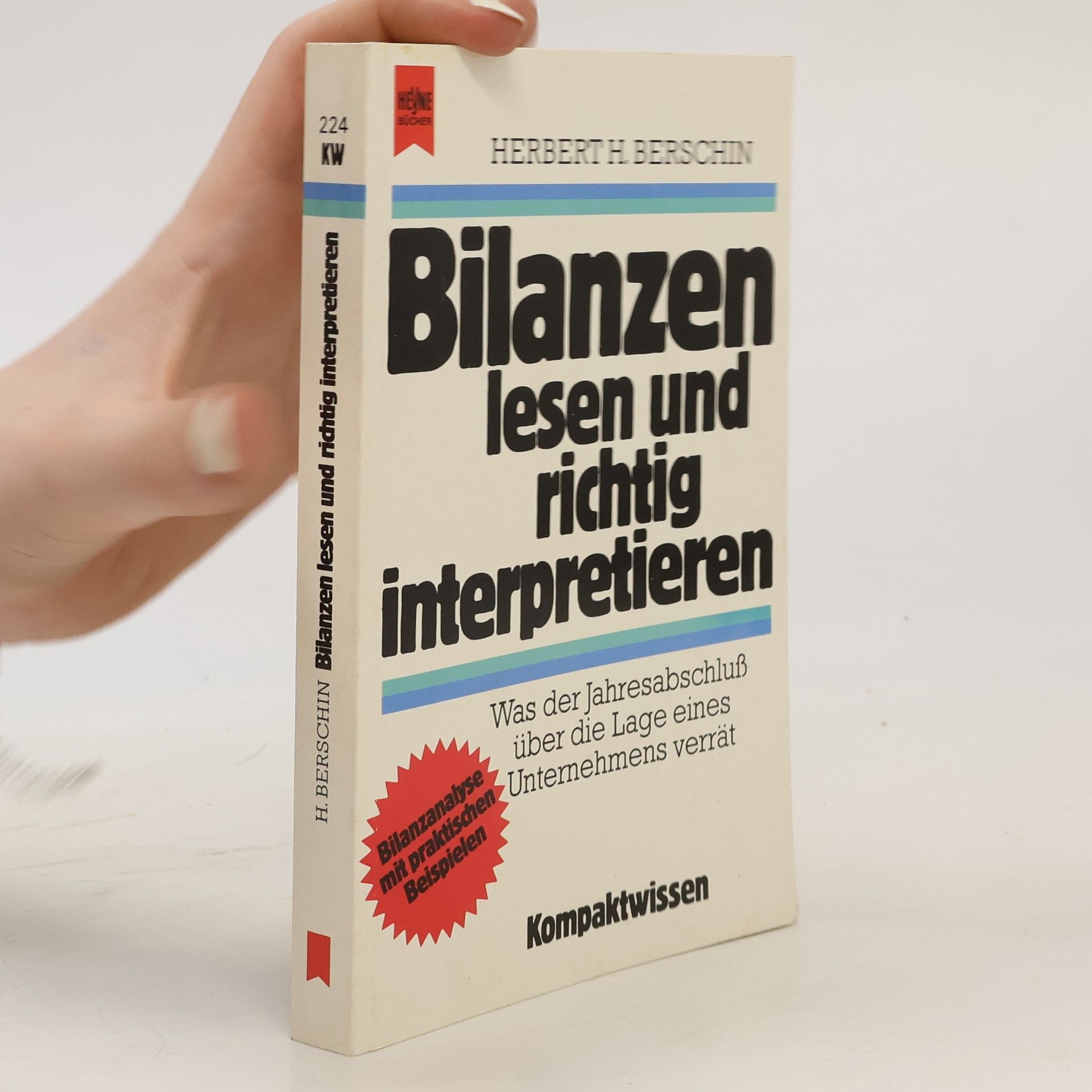 Herbert H. Berschin Bilanzen lesen und richtig interpretieren