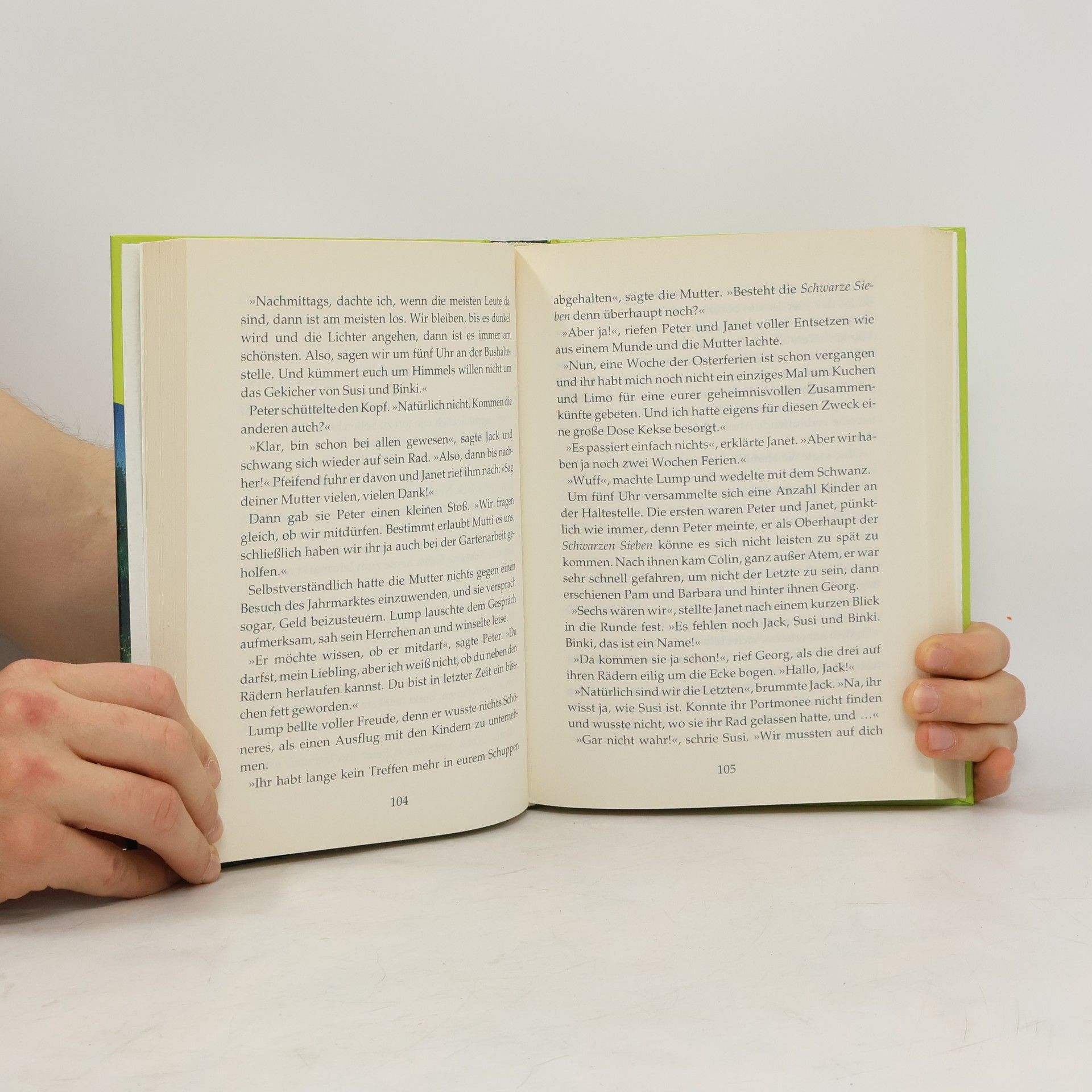 Enid Blyton Abenteuergeschichten mit der Schwarzen 7