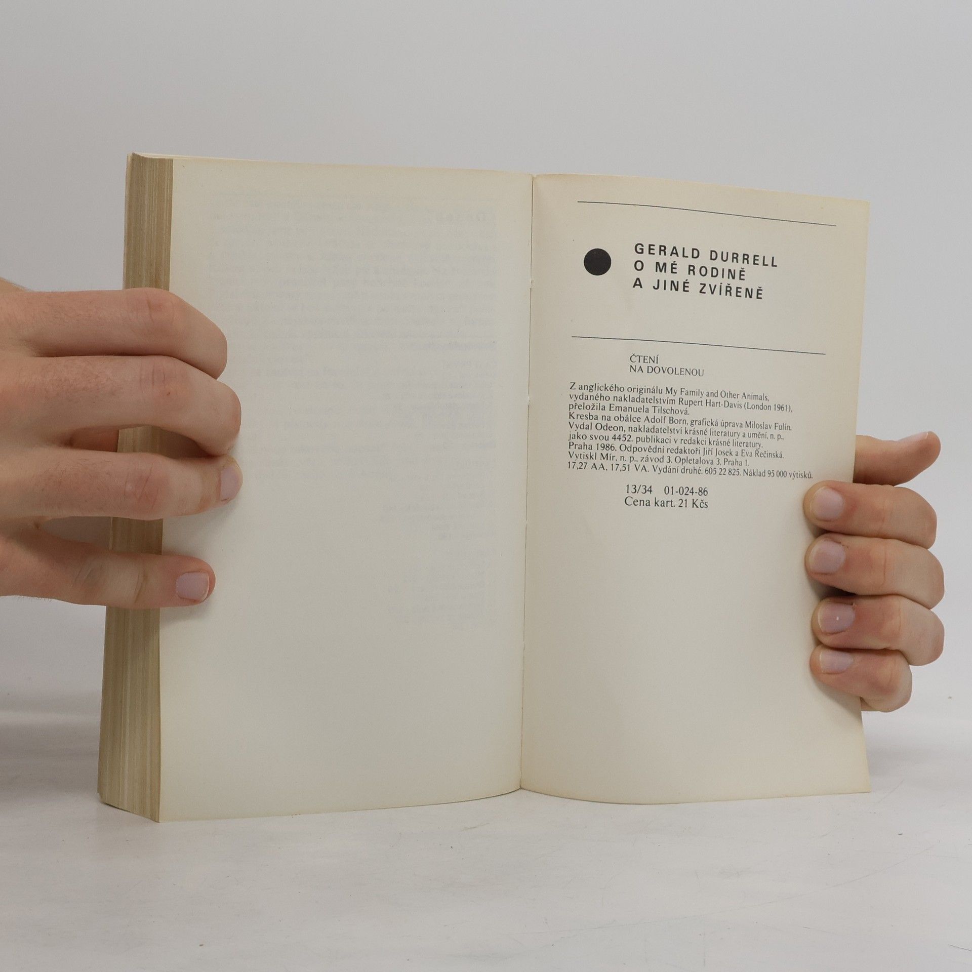 Gerald Durrell O mé rodině a jiné zvířeně