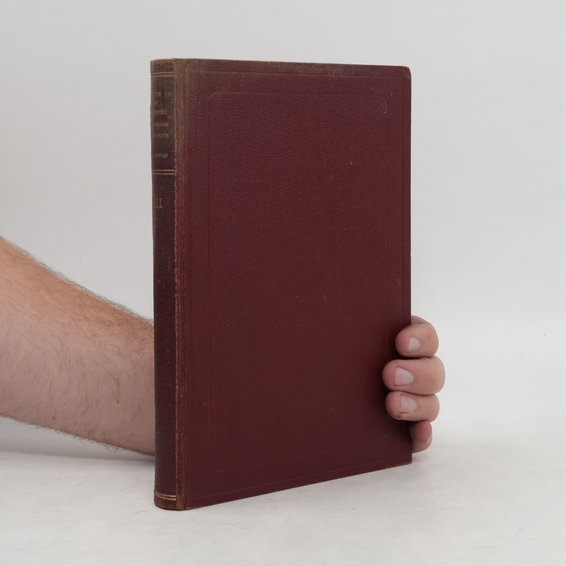 Erwin Papperitz Lehrbuch der darstellenden Geometrie III.