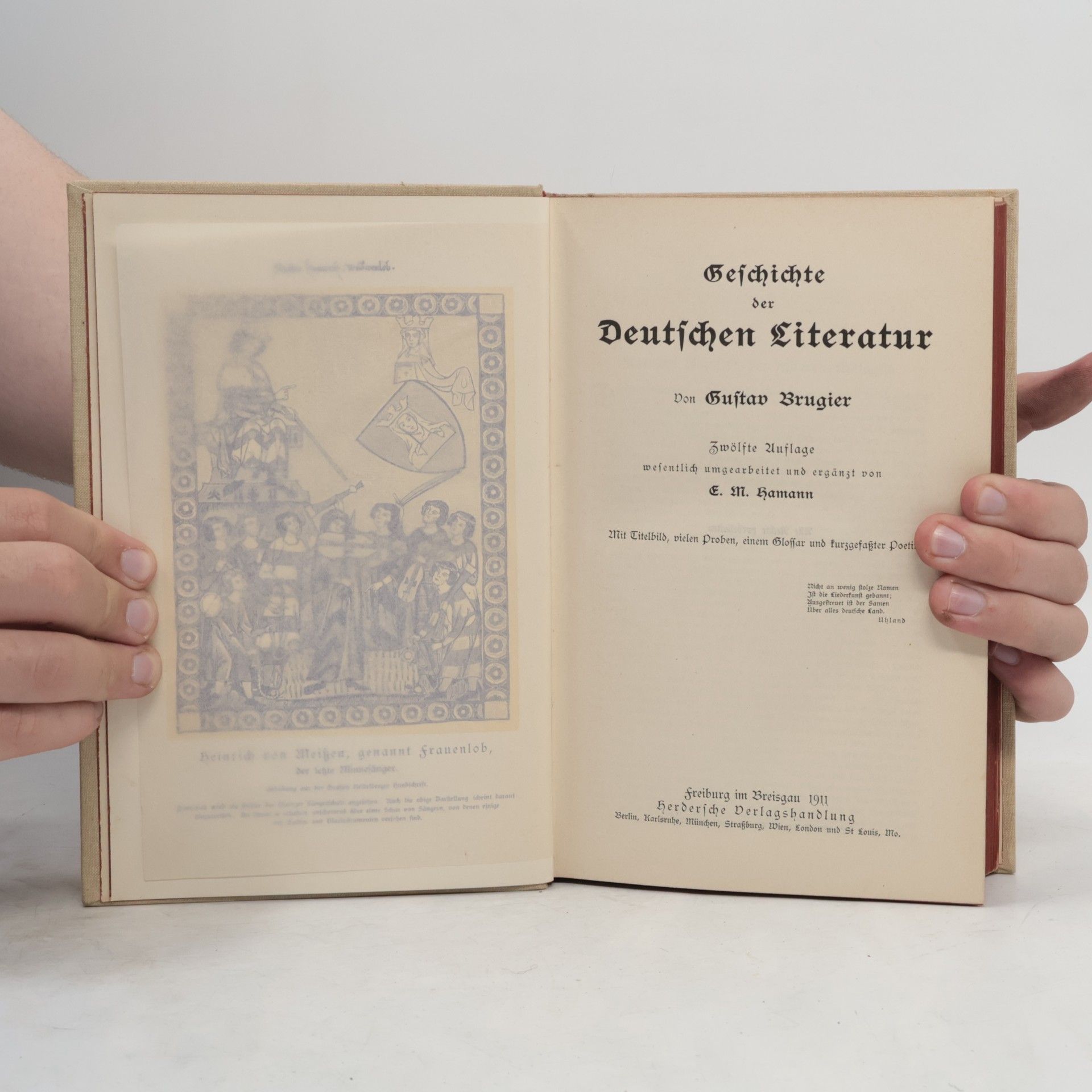Gustav Brugier Geschichte der Deutschen Literatur