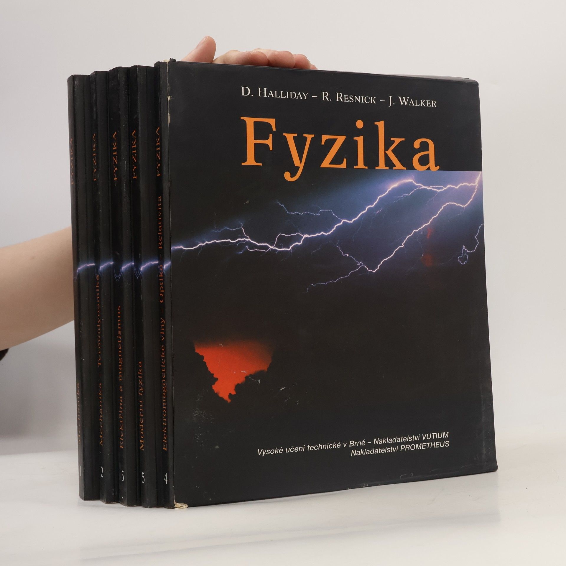 David Halliday Fyzika 1.-5. Vysokoškolská učebnice obecné fyziky