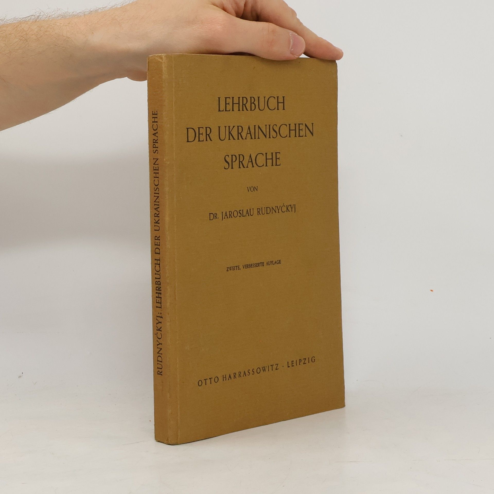 Jaroslav Rudnyckyj Lehrbuch der Ukrainischen Sprache