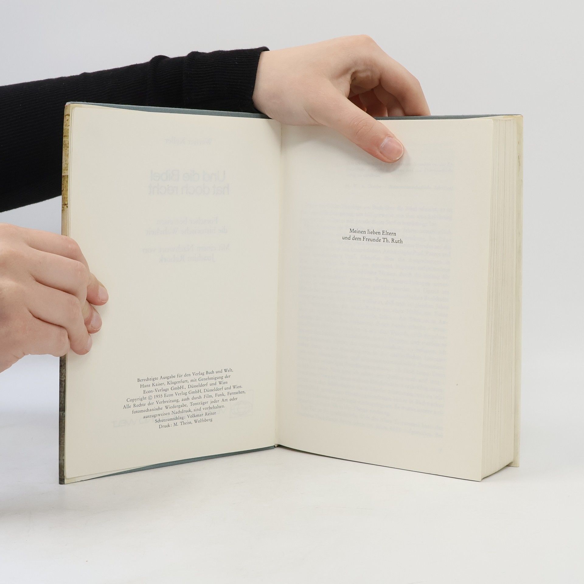 Werner Keller Und die Bibel hat doch Recht