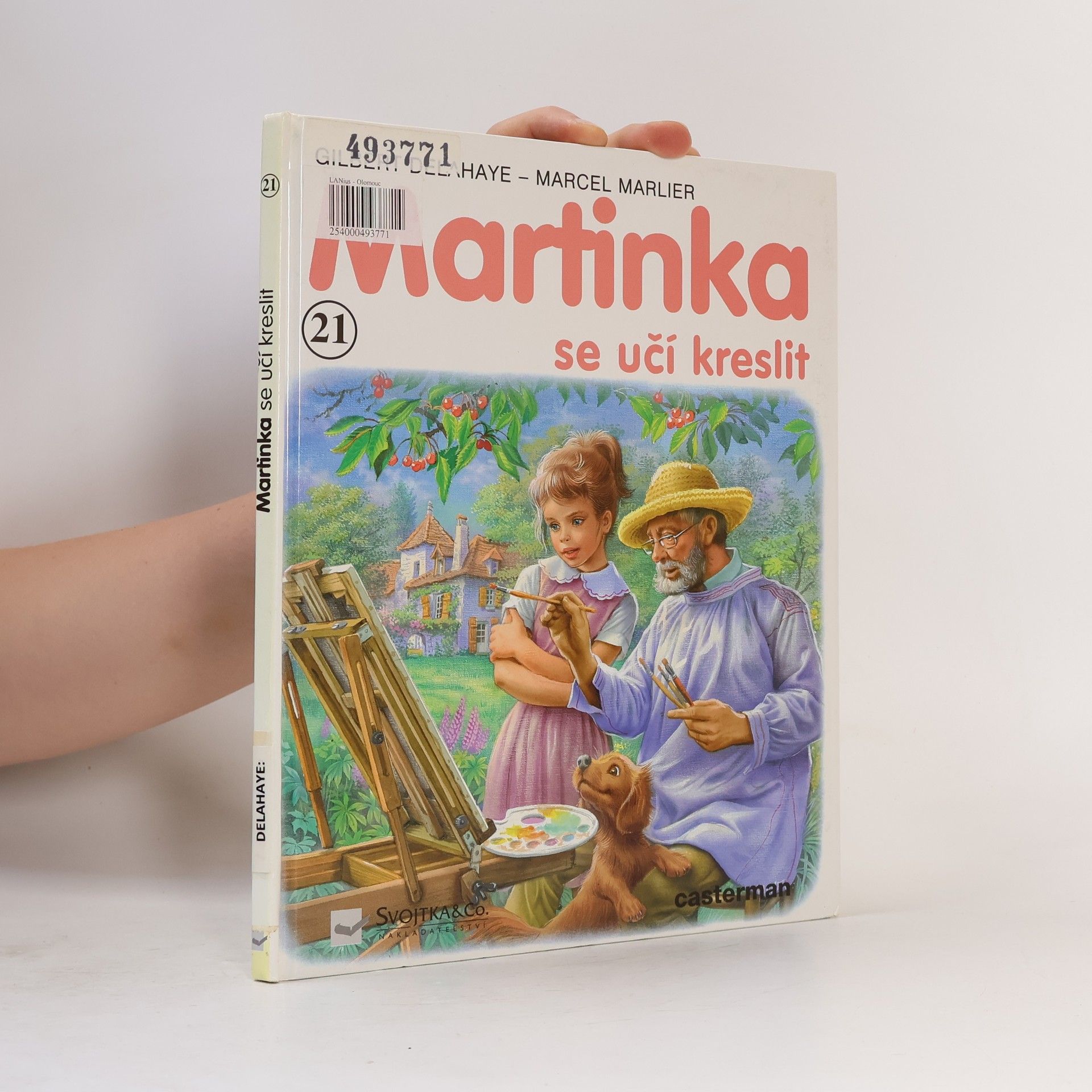 Gilbert Delahaye Martinka se učí kreslit