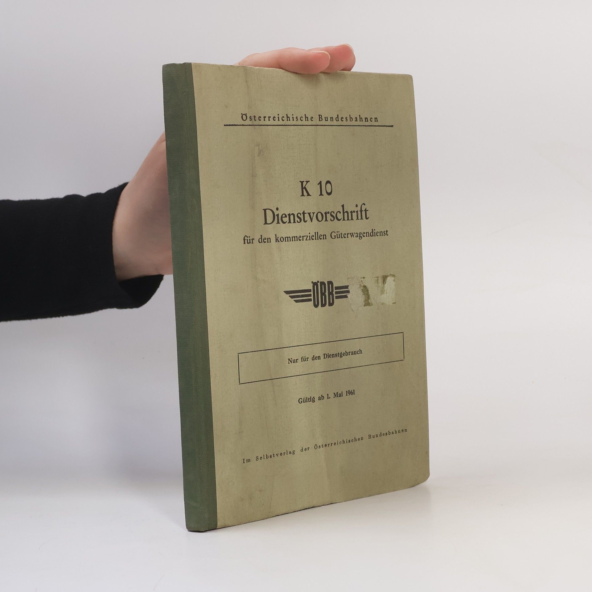 Various authors K 10 Dienstvorschrift für den kommerziellen Güterwagendienst