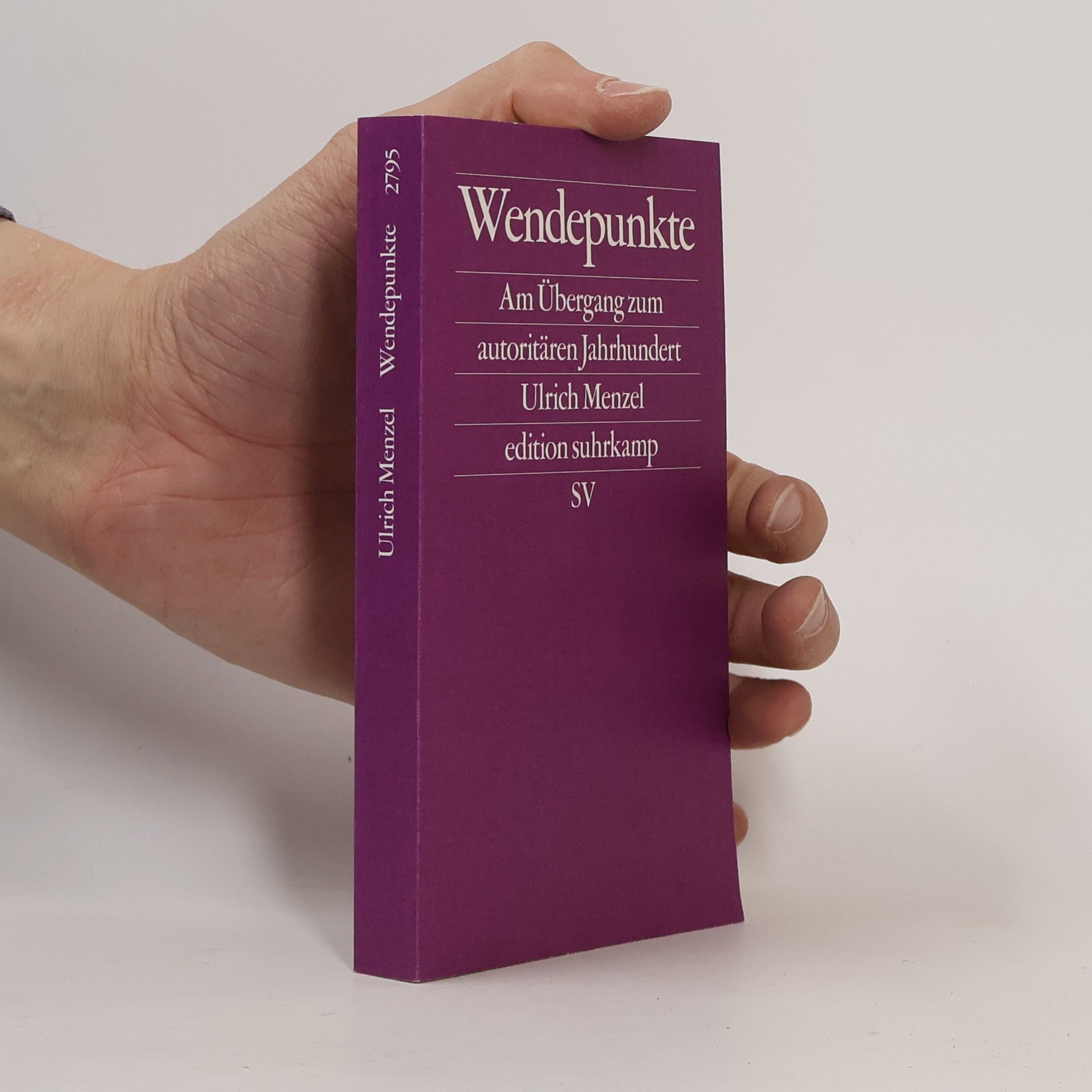 Ulrich Menzel Wendepunkte