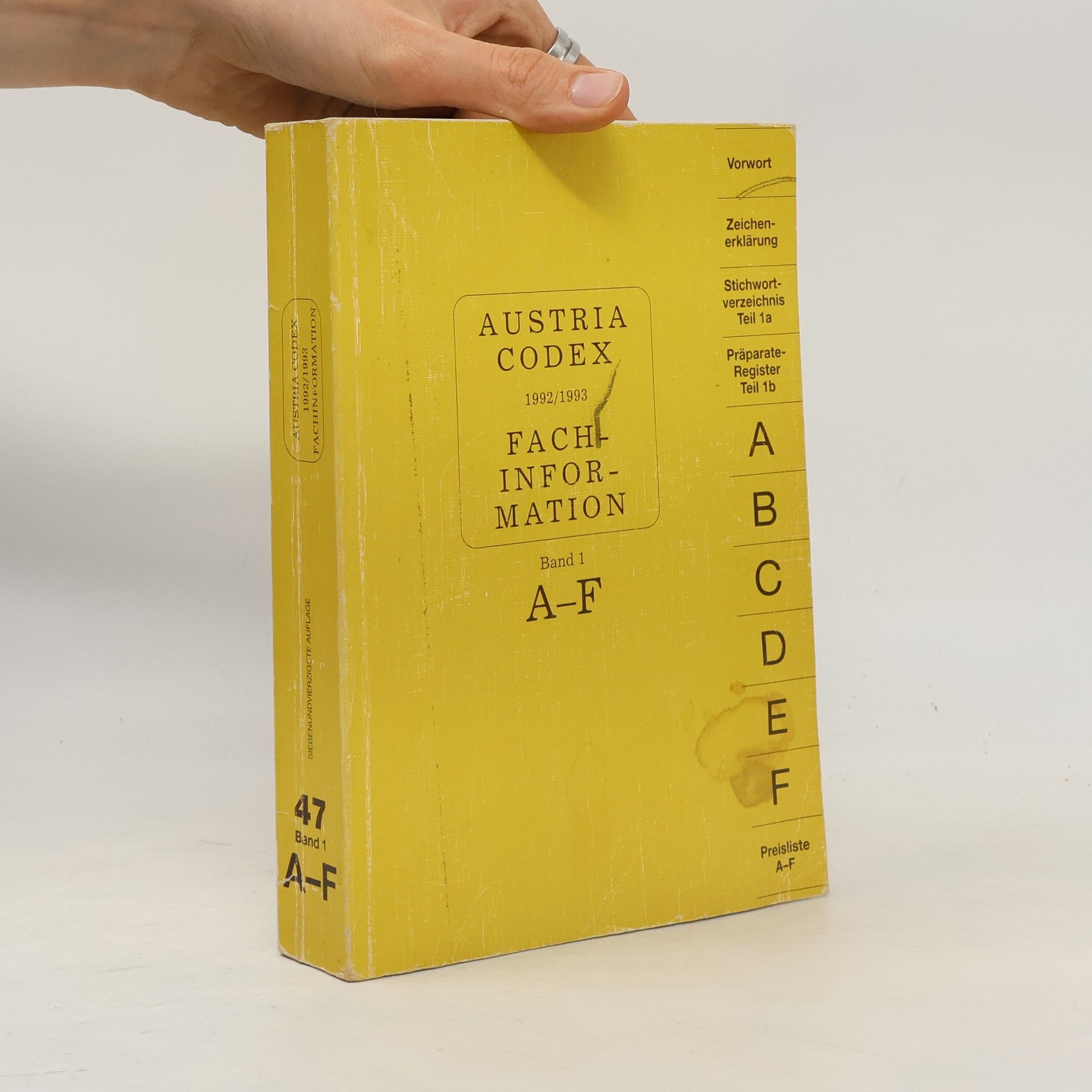 Autorenkollektiv Austria Codex 1992/1993. Fachinformation. Band 1. A-F