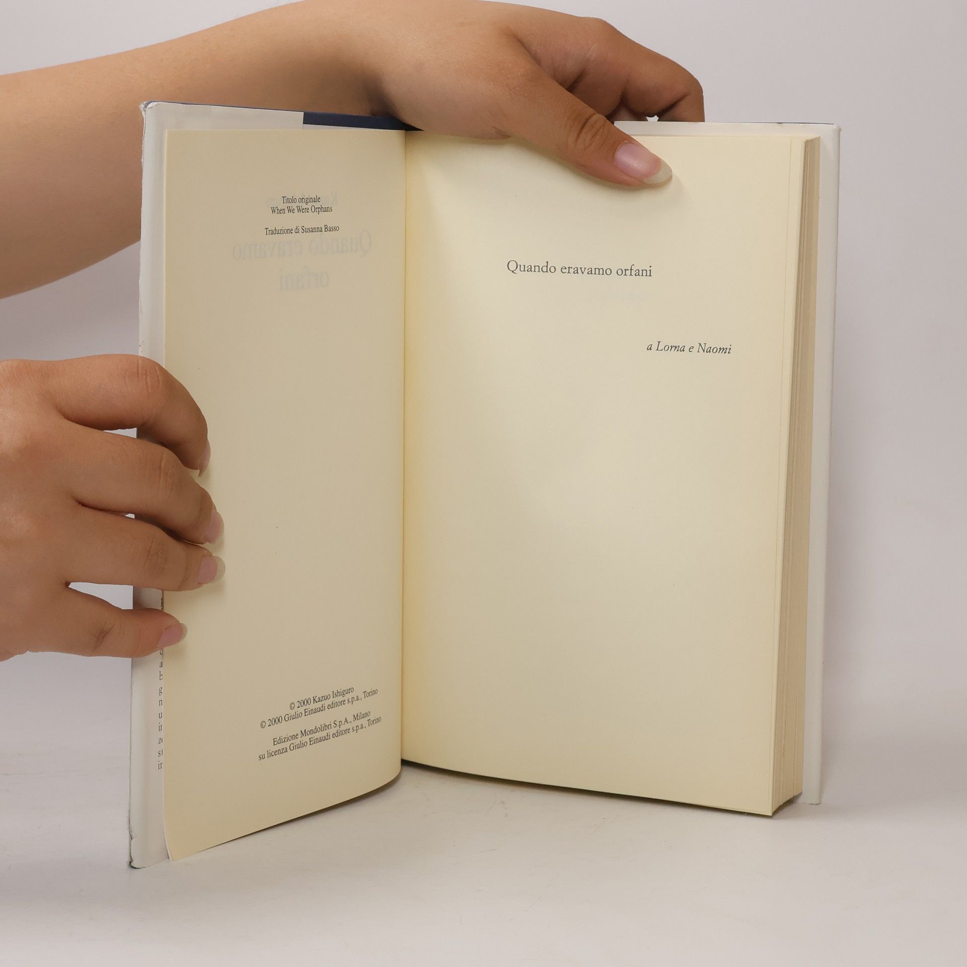 Kazuo Ishiguro Quando eravamo orfani