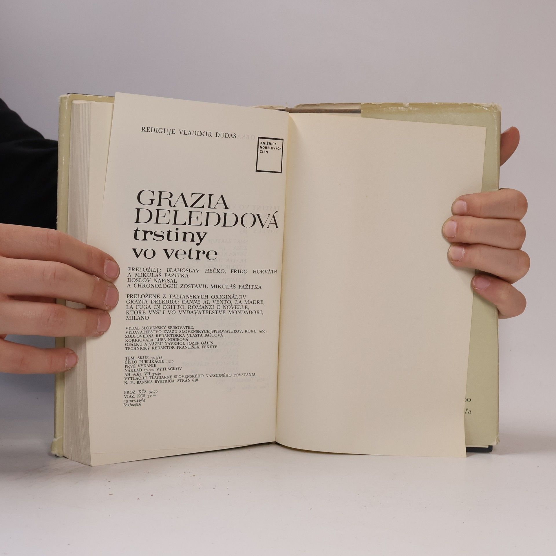 Grazia Deleddová Trstiny vo vetre