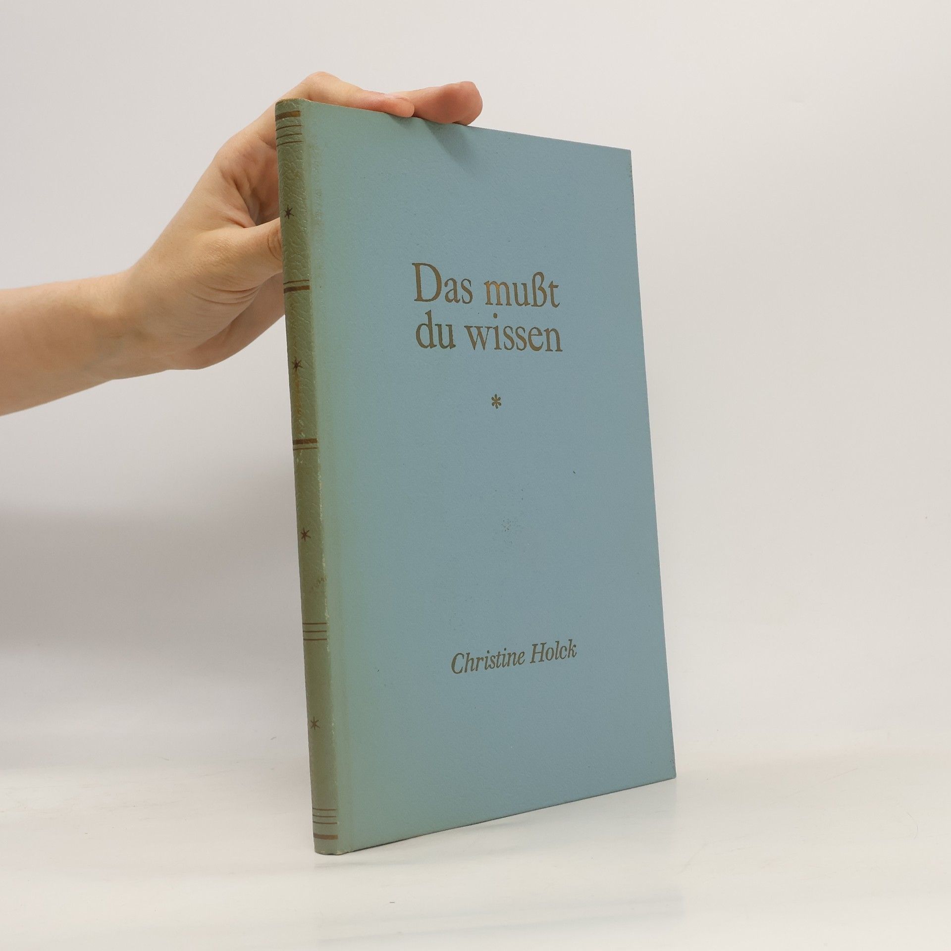 Christine Holck Das mußt du wissen