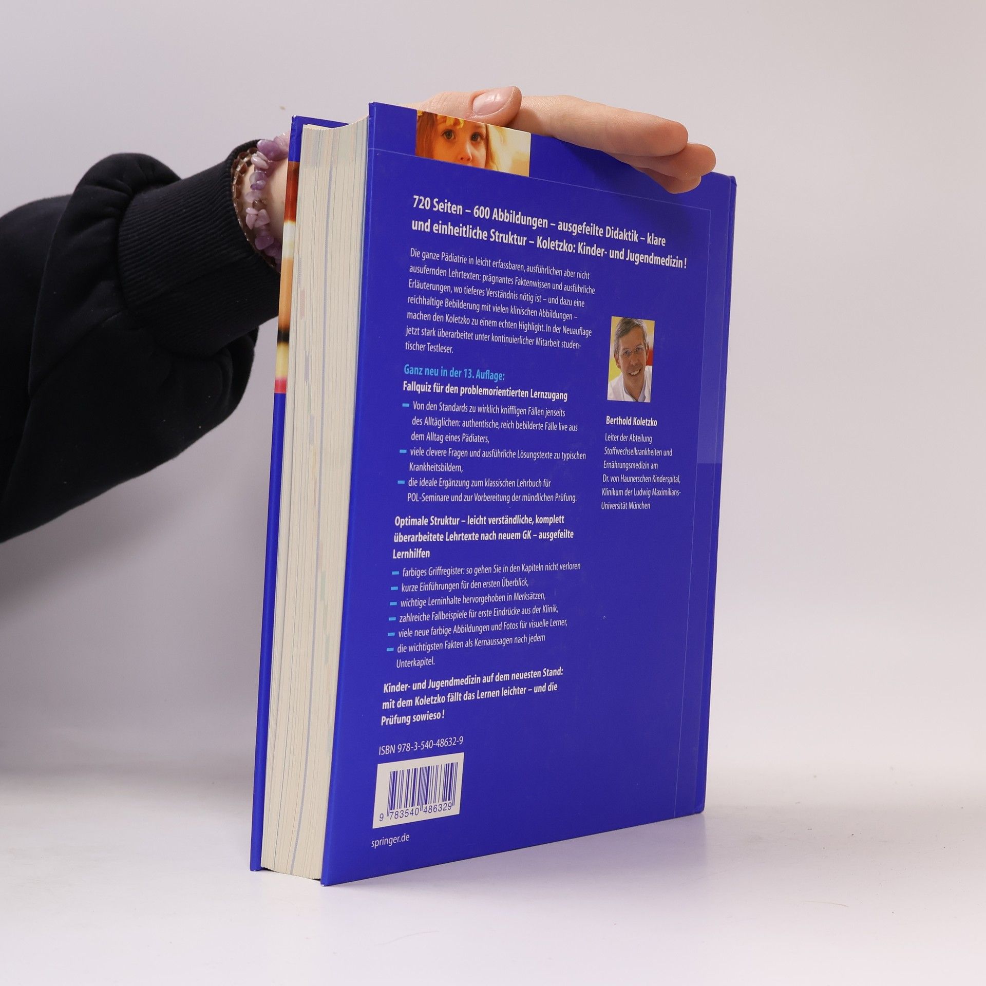 Berthold Koletzko Springer-Lehrbuch: Kinder- und Jugendmedizin