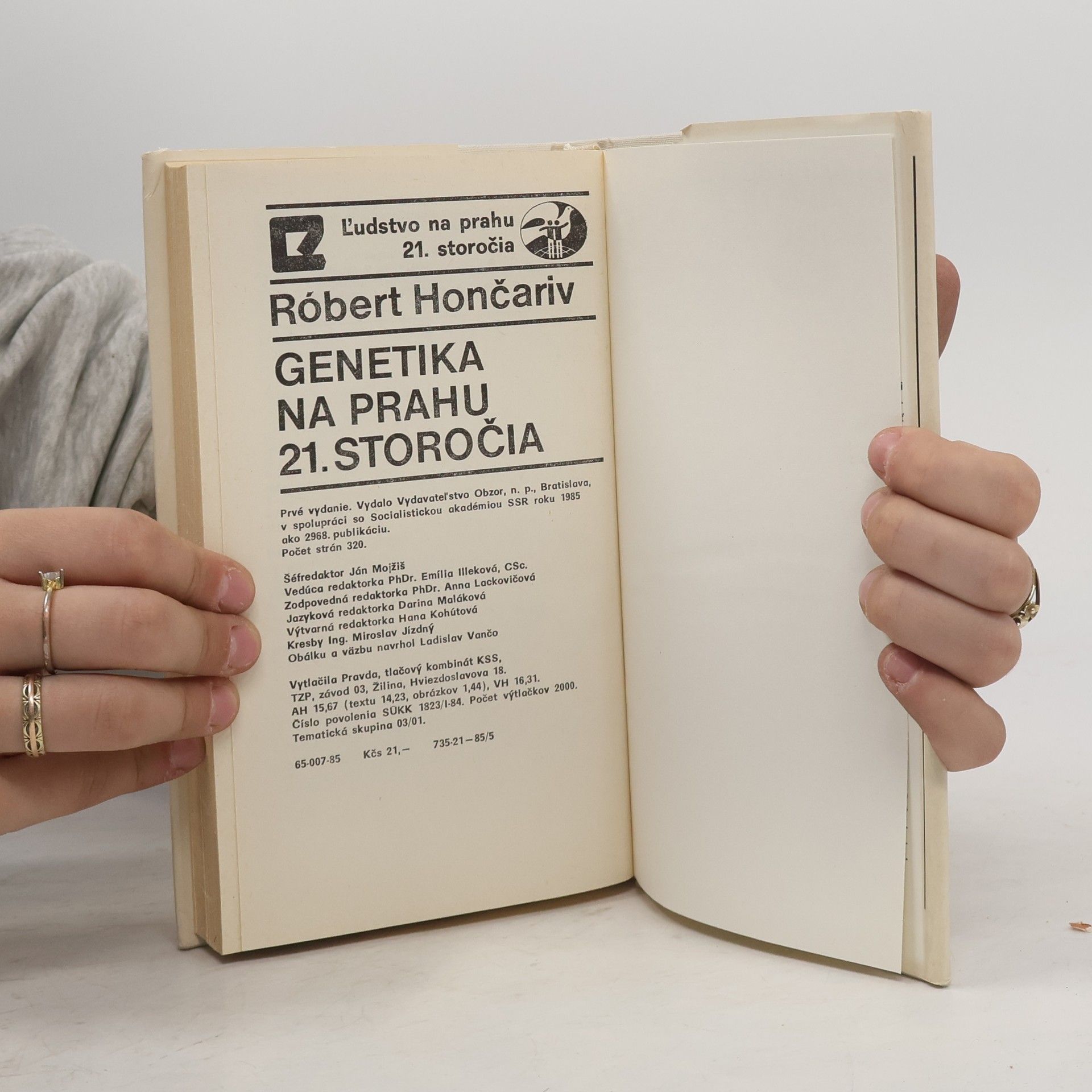 Róbert Hončariv Genetika na prahu 21. storočia